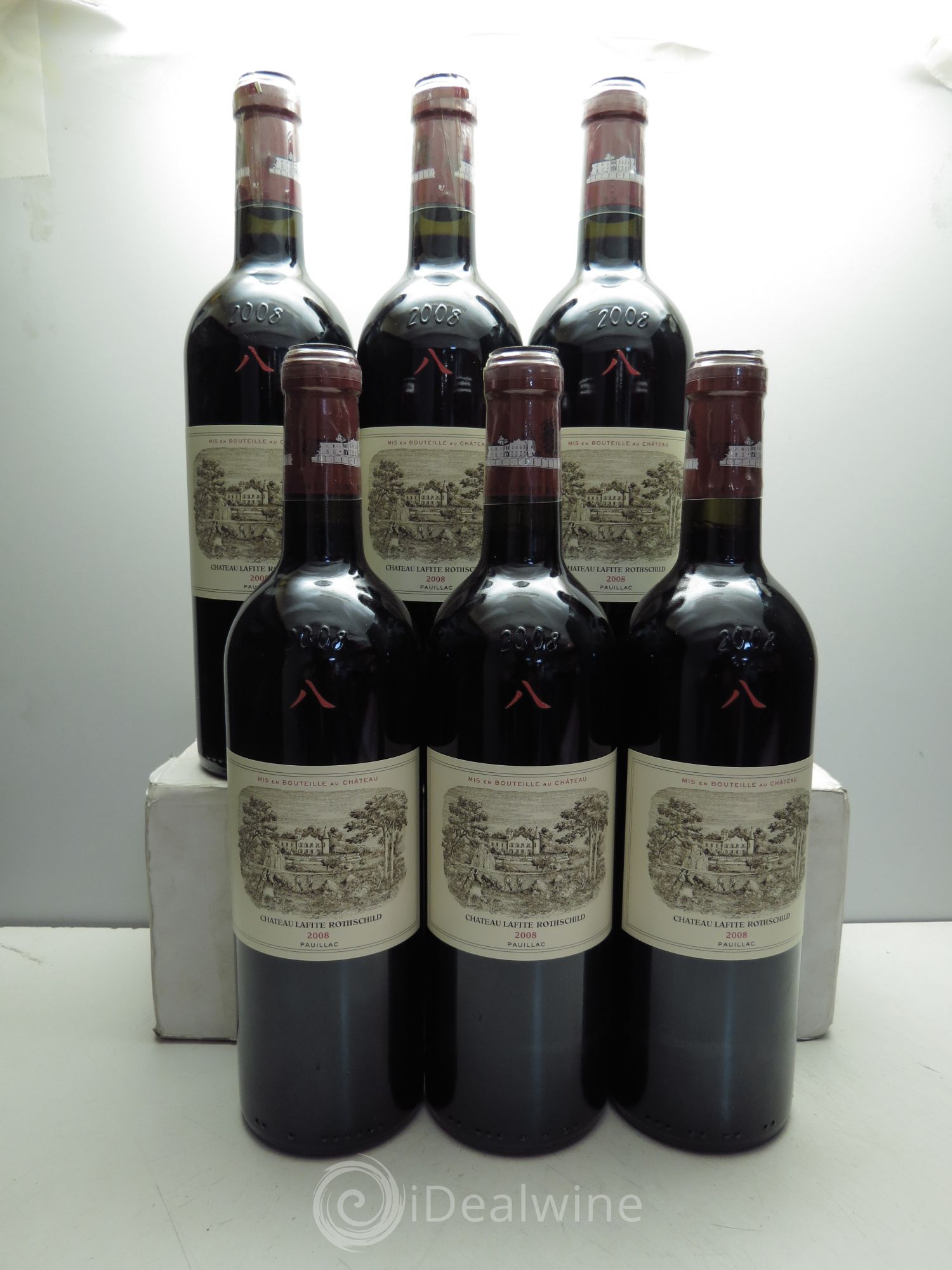 Château Lafite Rothschild 1er Grand Cru Classé 2008 - Lot de 6 bouteilles - 0