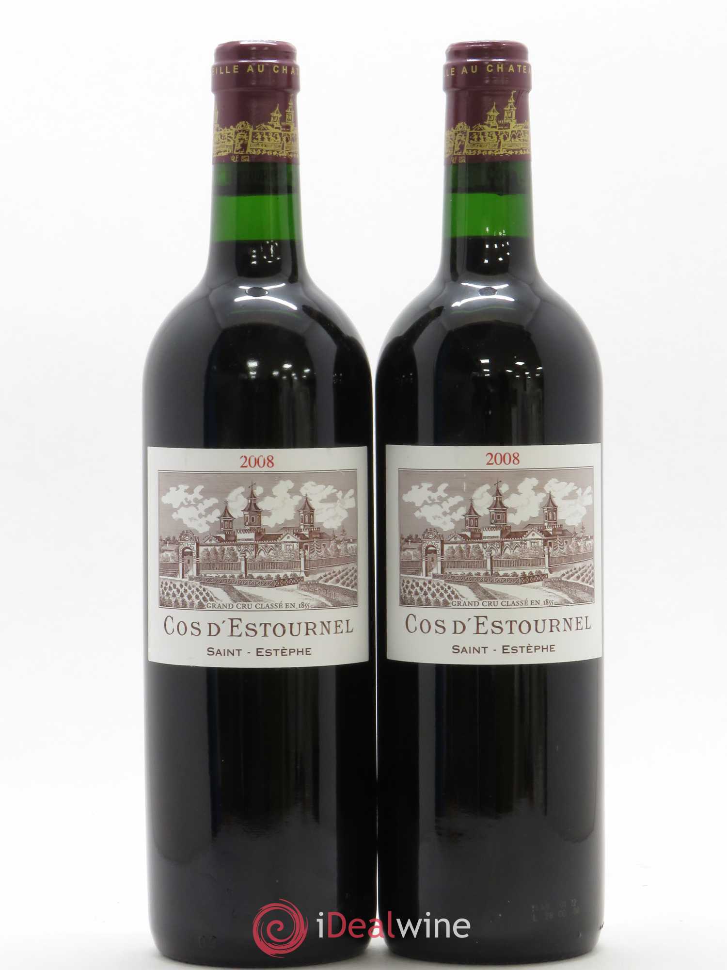 Cos d'Estournel 2ème Grand Cru Classé 2008 - Lot de 2 bouteilles - 0