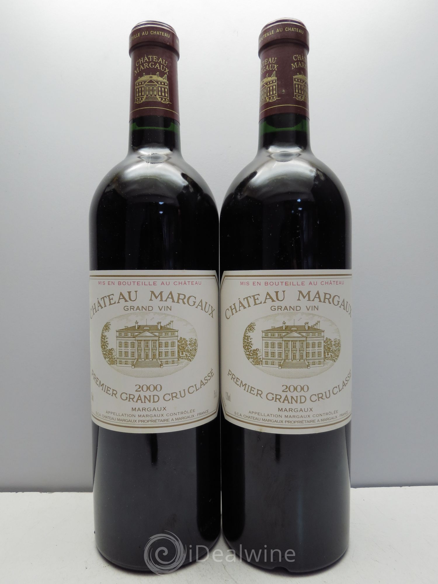 Château Margaux 1er Grand Cru Classé 2000 - Lot de 2 bouteilles - 0