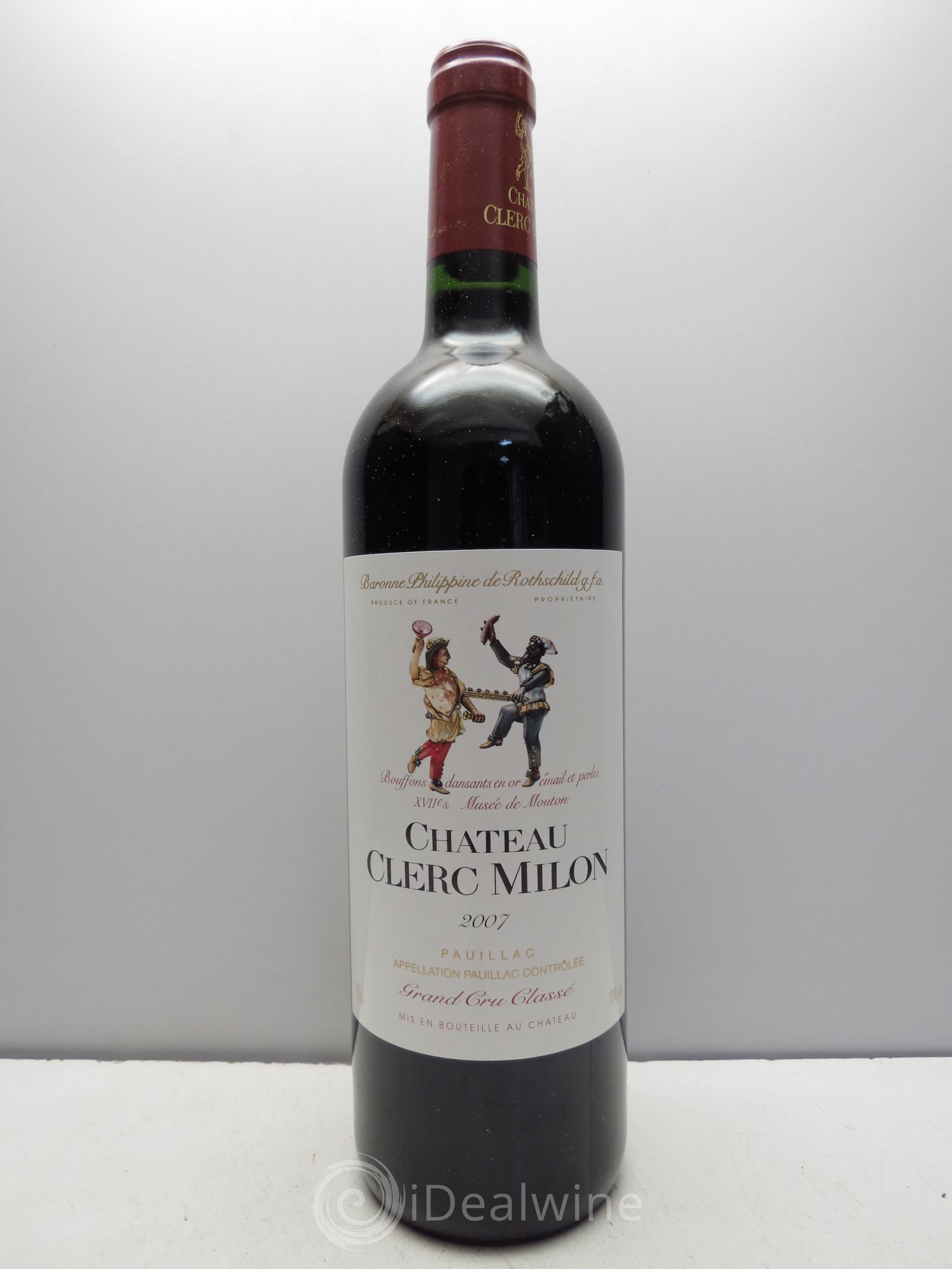 Château Clerc Milon 5ème Grand Cru Classé 2007 - Lot de 6 bouteilles - 0