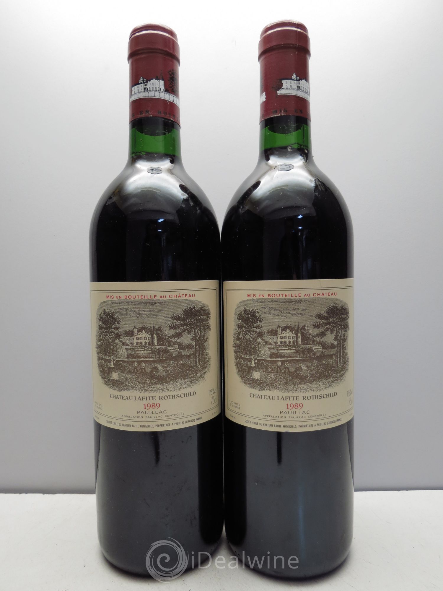 Château Lafite Rothschild 1er Grand Cru Classé 1989 - Lot de 2 bouteilles - 0