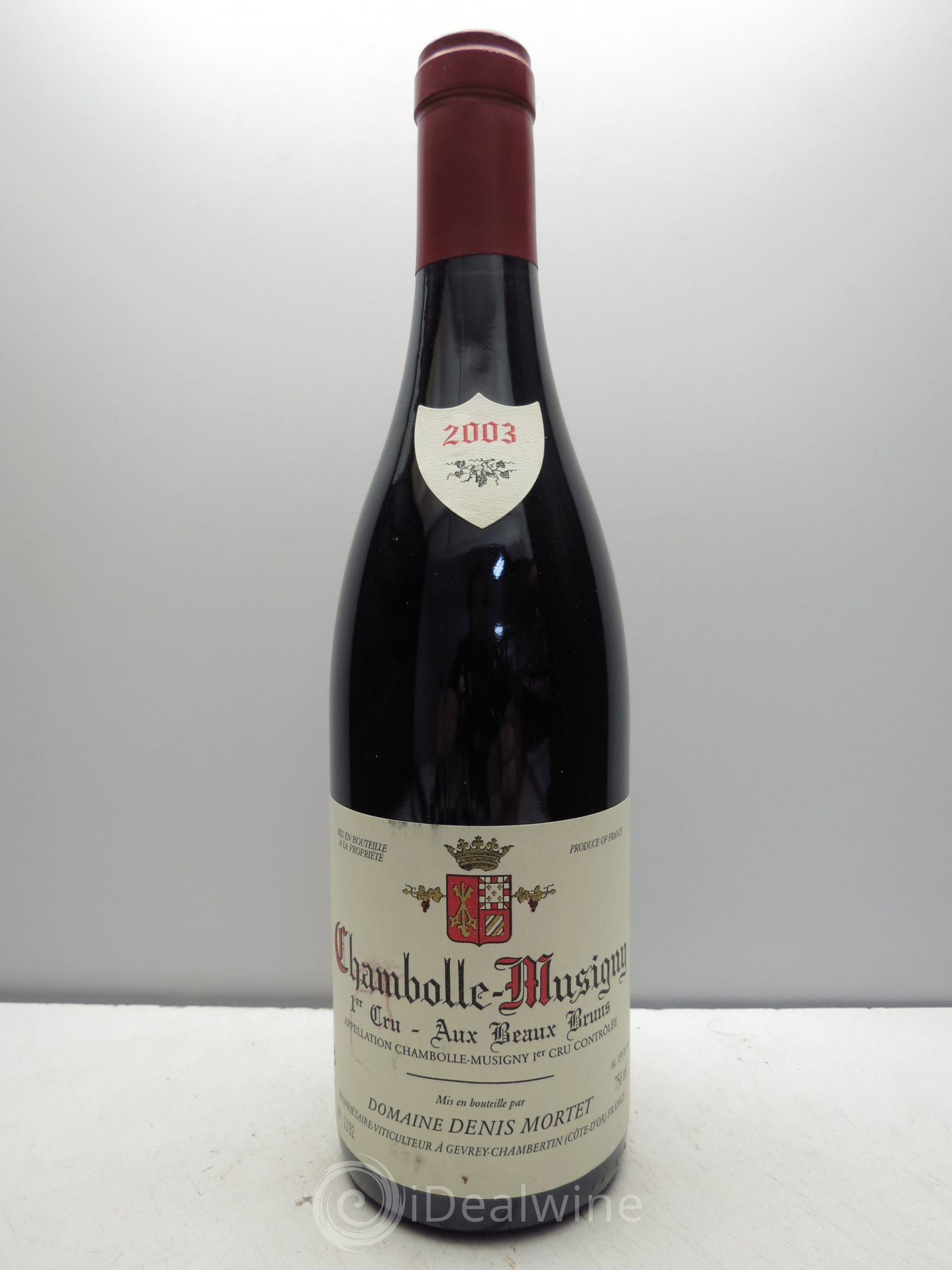 Chambolle-Musigny 1er Cru Aux Beaux Bruns Denis Mortet (Domaine) 2003 - Lot de 1 bouteille - 0