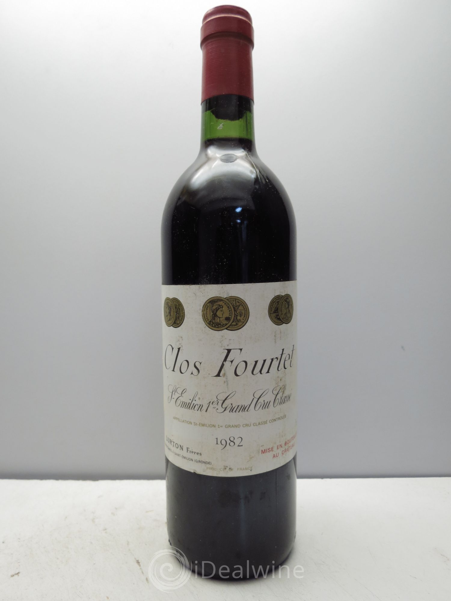 Clos Fourtet 1er Grand Cru Classé B (sans prix de réserve / no reserve) 1982 - Posten von 1 Flasche - 0