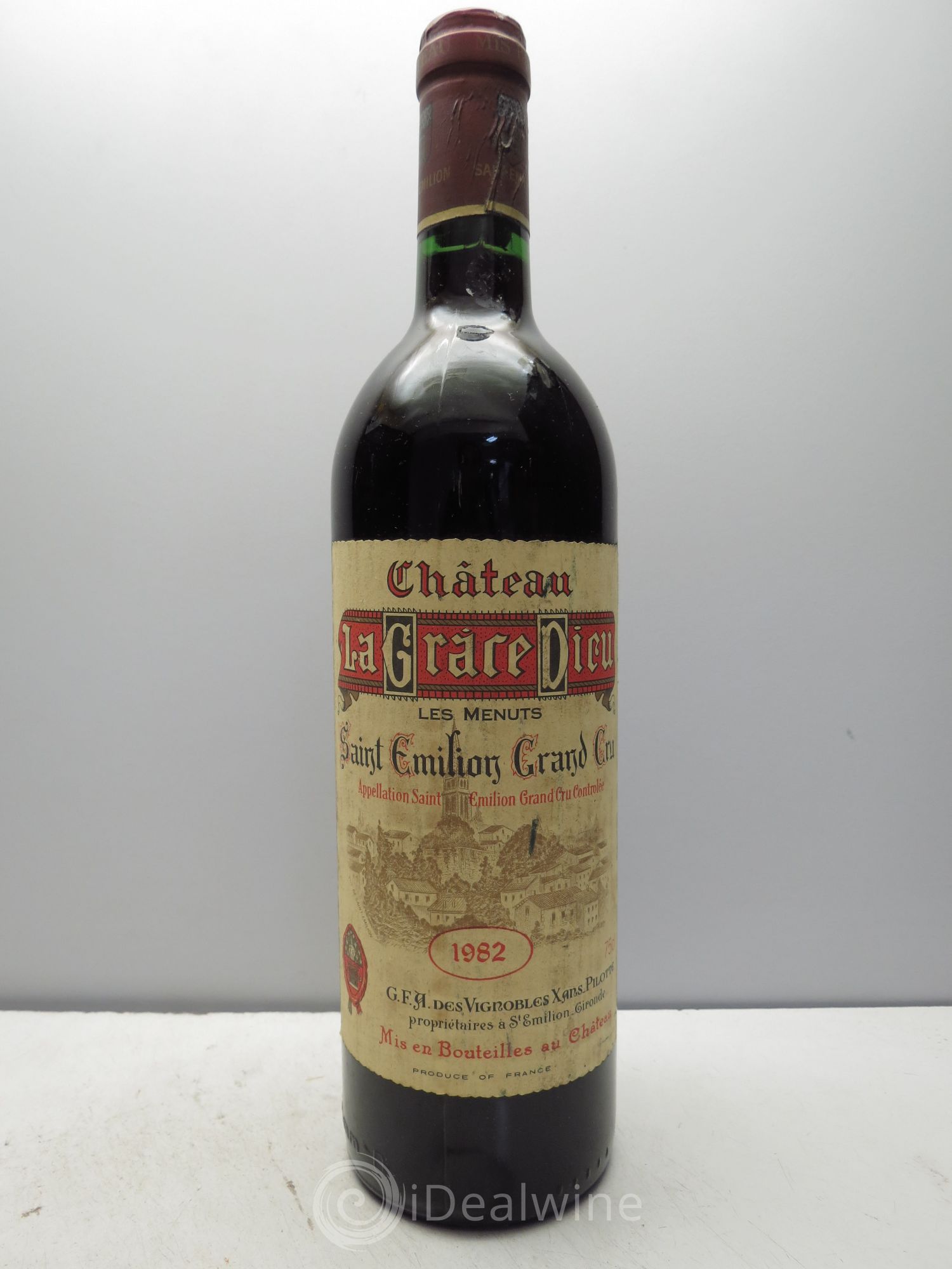 Château la Grâce Dieu les Menuts (sans prix de réserve / no reserve) 1982 - Posten von 1 Flasche - 0