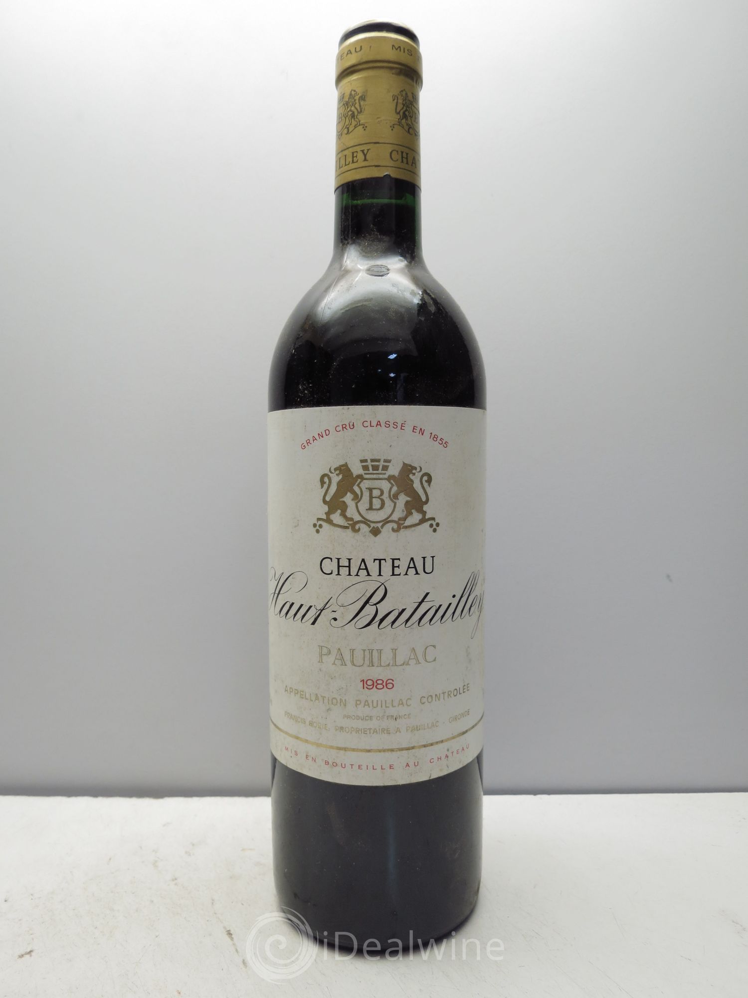 Château Haut Batailley 5ème Grand Cru Classé (sans prix de réserve / no reserve) 1986 - Posten von 1 Flasche - 0