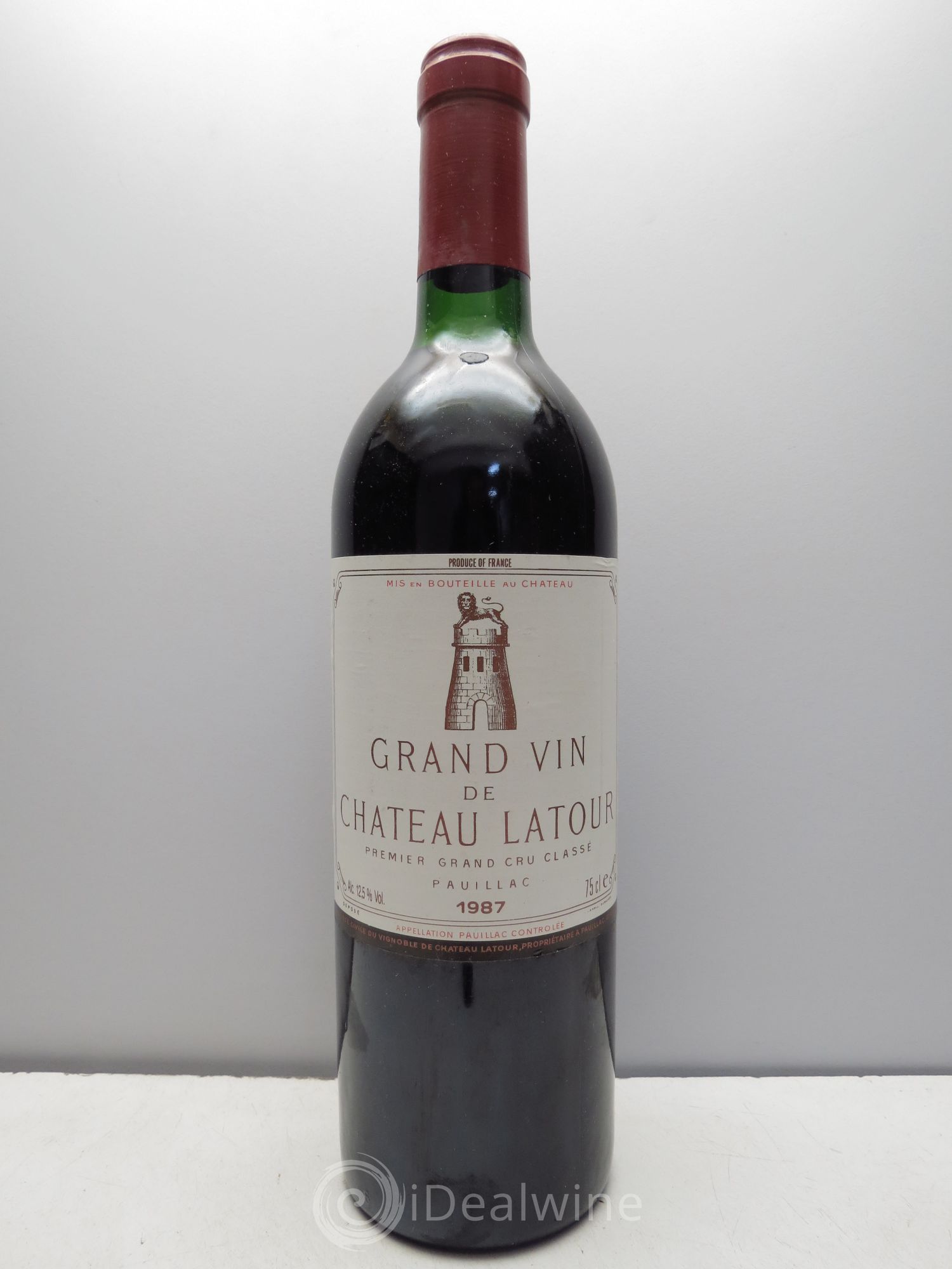 Château Latour 1er Grand Cru Classé 1987 - Lot de 1 bouteille - 0