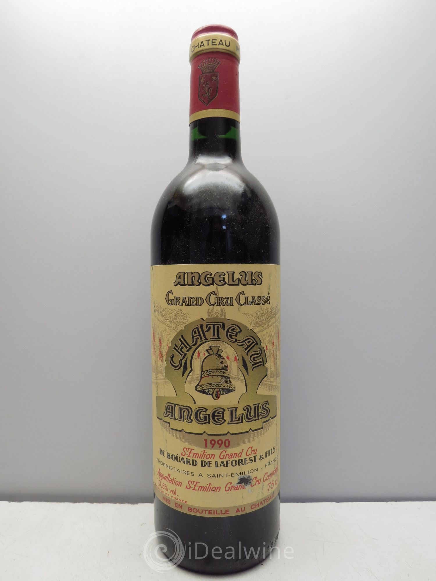 Château Angélus 1er Grand Cru Classé A 1990 - Lot de 1 bouteille - 0