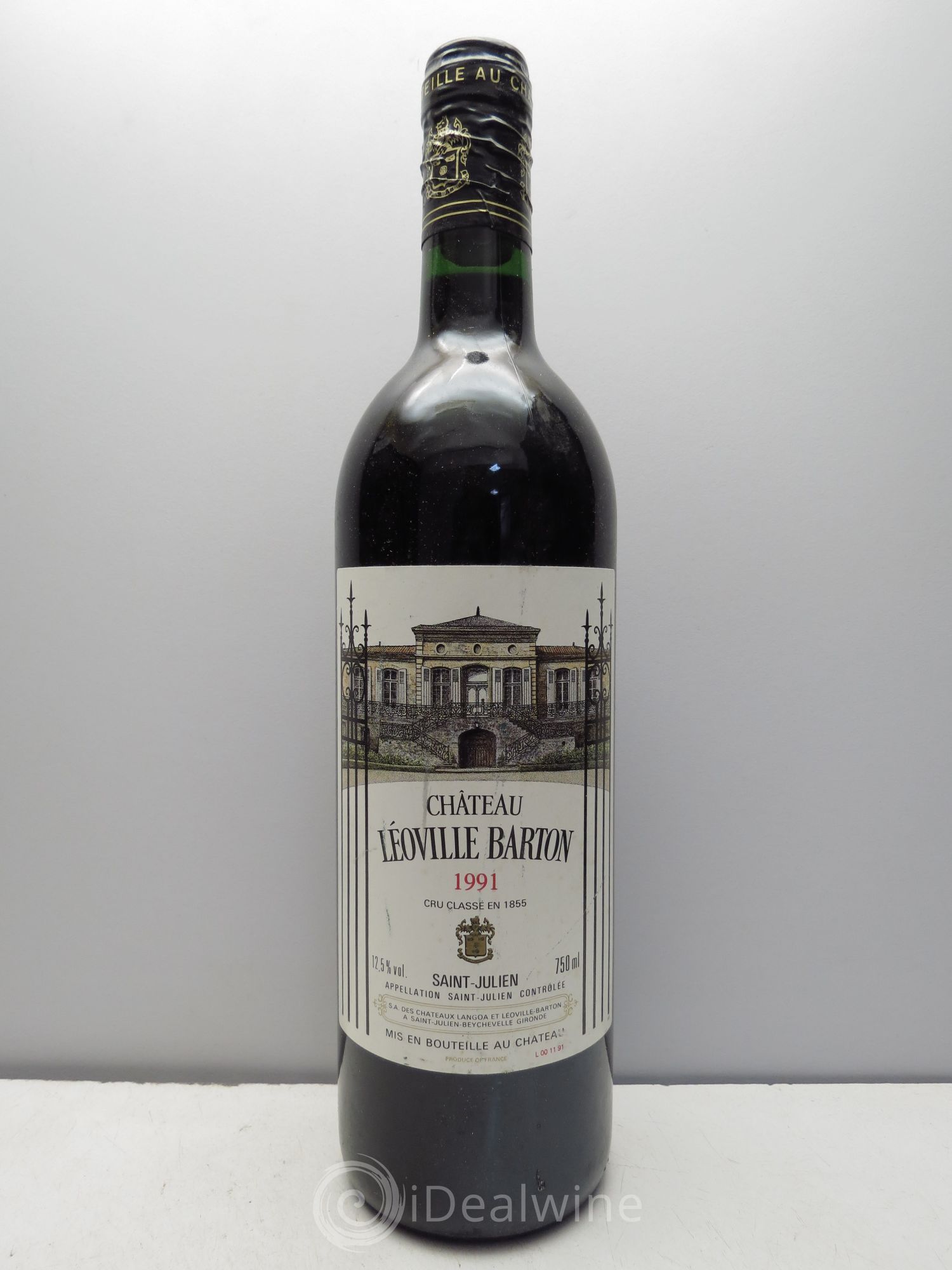 Château Léoville Barton 2ème Grand Cru Classé null 1991 - Lot of 1 bottle - 0