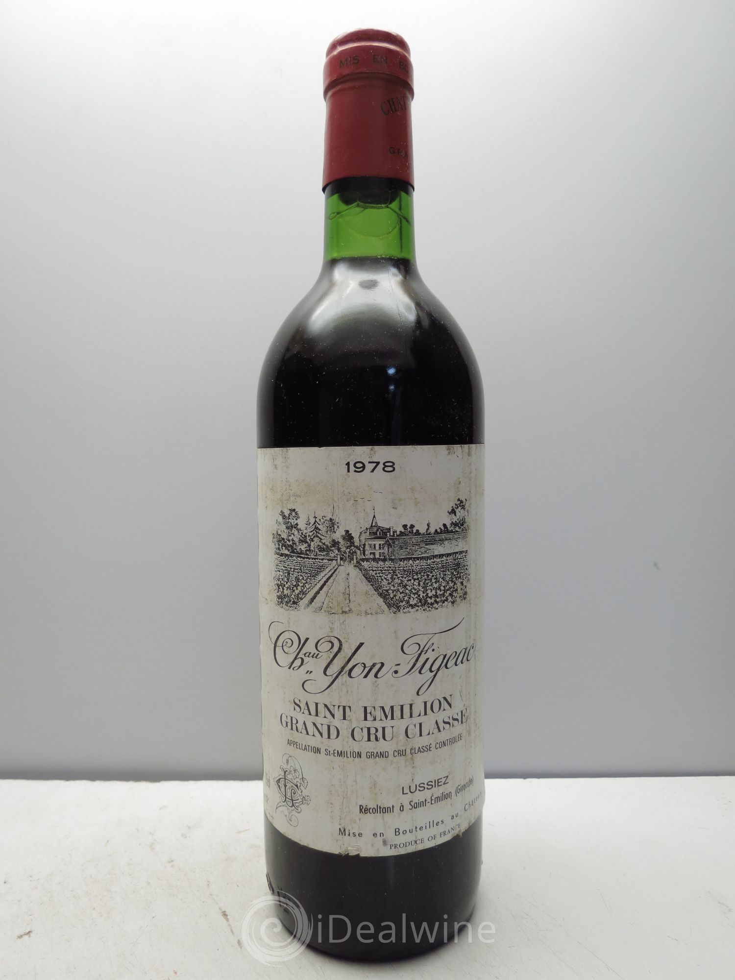 Château Yon Figeac Grand Cru Classé (sans prix de réserve / no reserve) 1978 - Posten von 1 Flasche - 0
