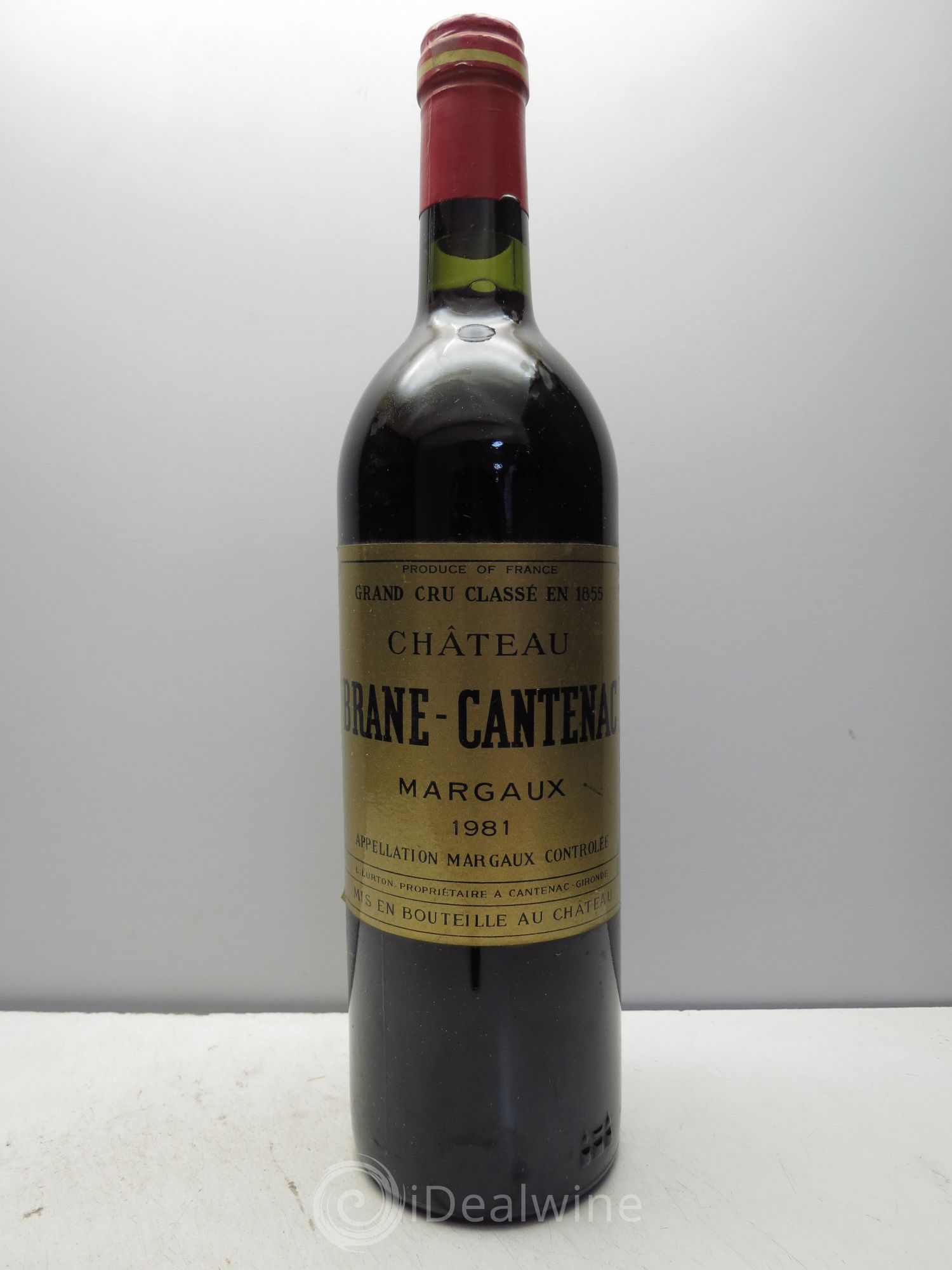 Château Brane Cantenac 2ème Grand Cru Classé (sans prix de réserve / no reserve) 1981 - Lotto di 1 bottiglia - 0