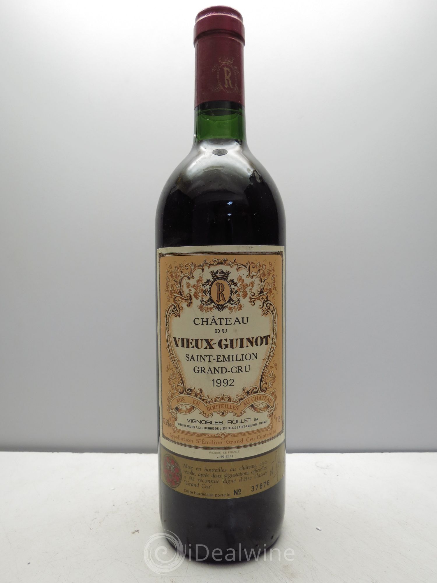 Château Vieux Guinot 1992 - Lot de 1 bouteille - 0