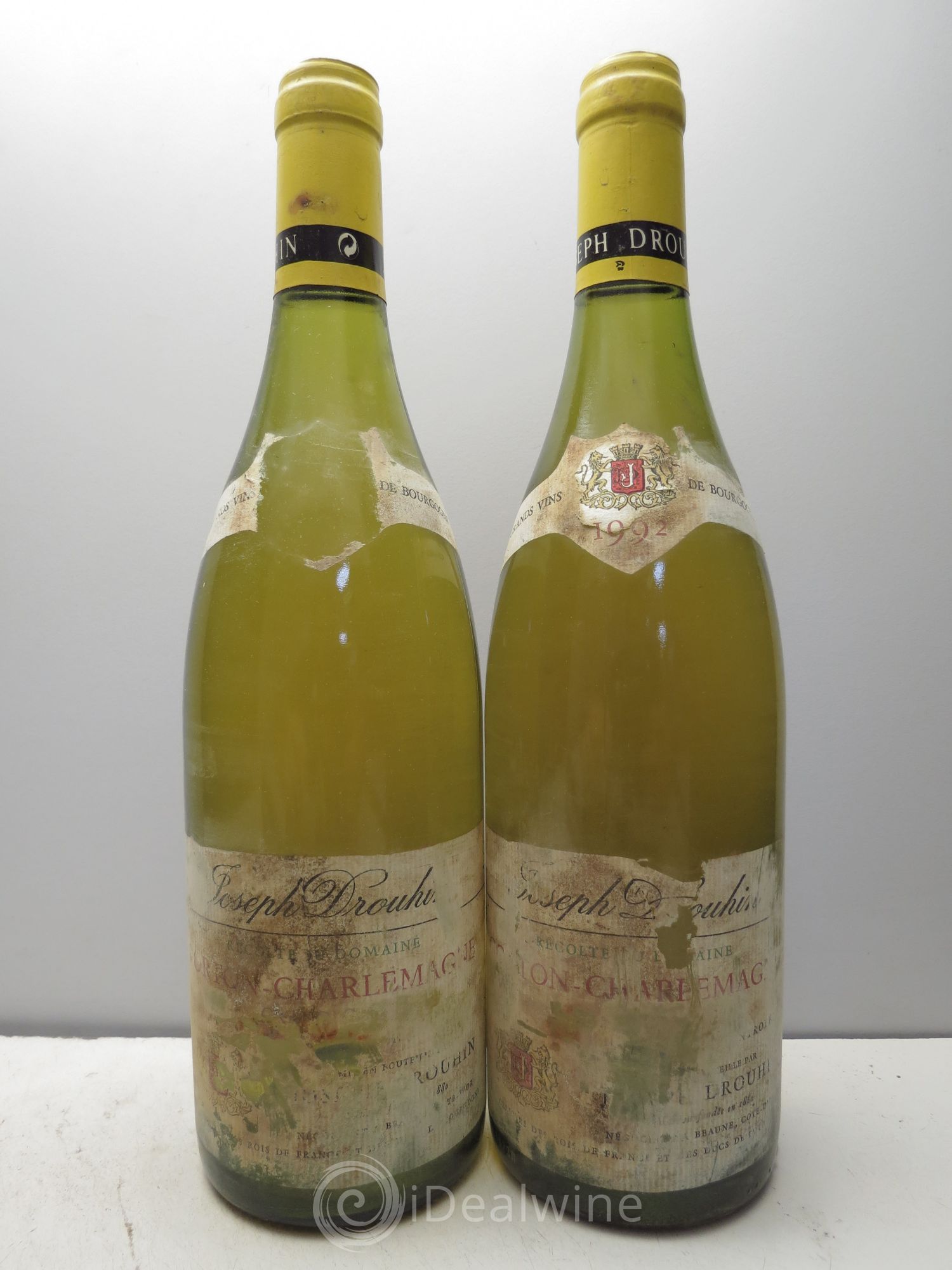 Corton-Charlemagne Grand Cru Joseph Drouhin 1992 - Lot de 2 bouteilles - 0