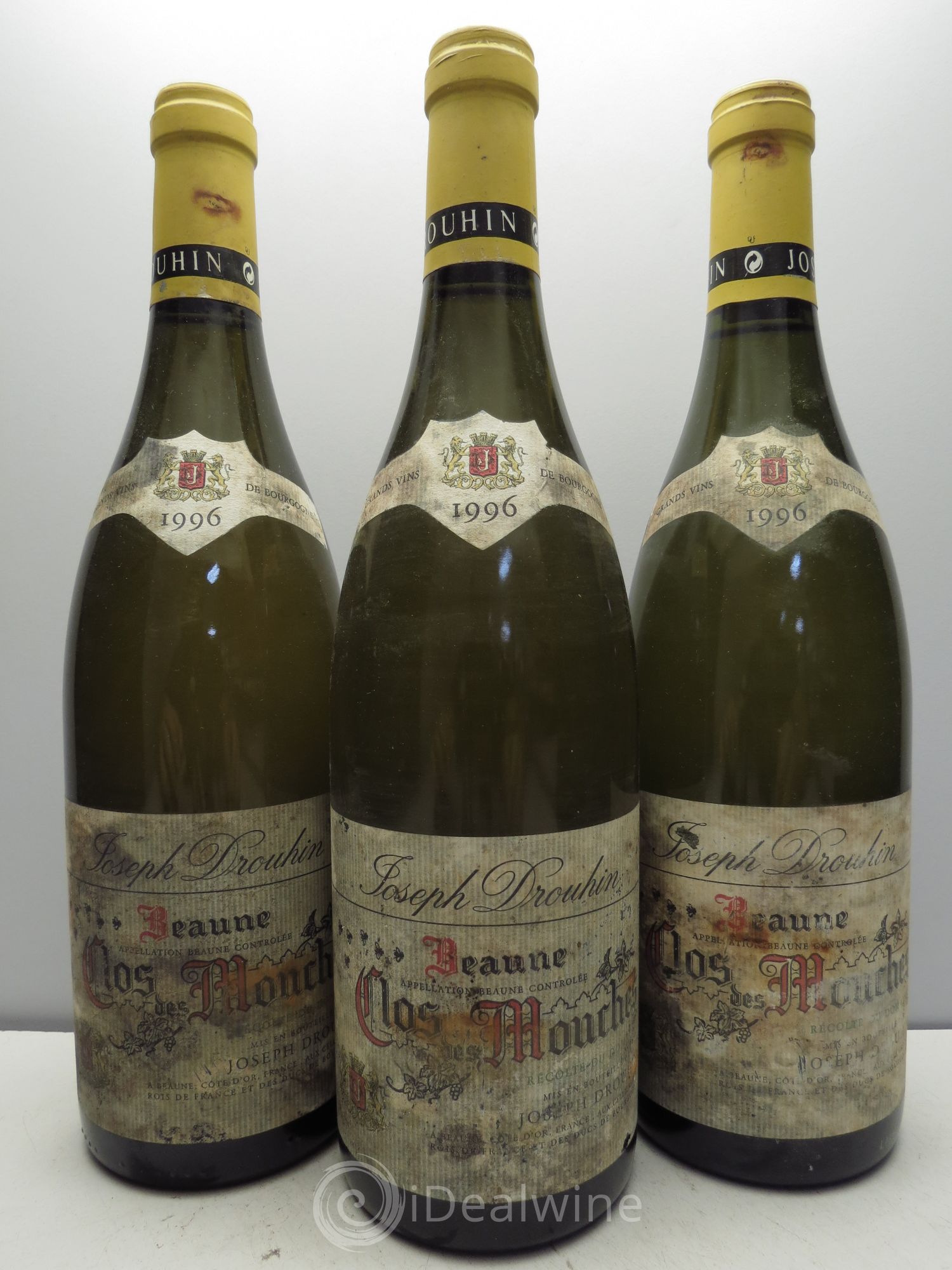 Beaune 1er Cru Clos des Mouches Joseph Drouhin 1996 - Lot de 3 bouteilles - 0