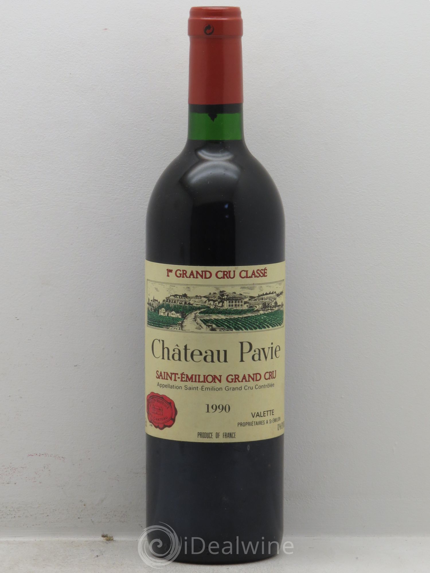 Château Pavie 1er Grand Cru Classé A 1990 - Lot de 1 bouteille - 0