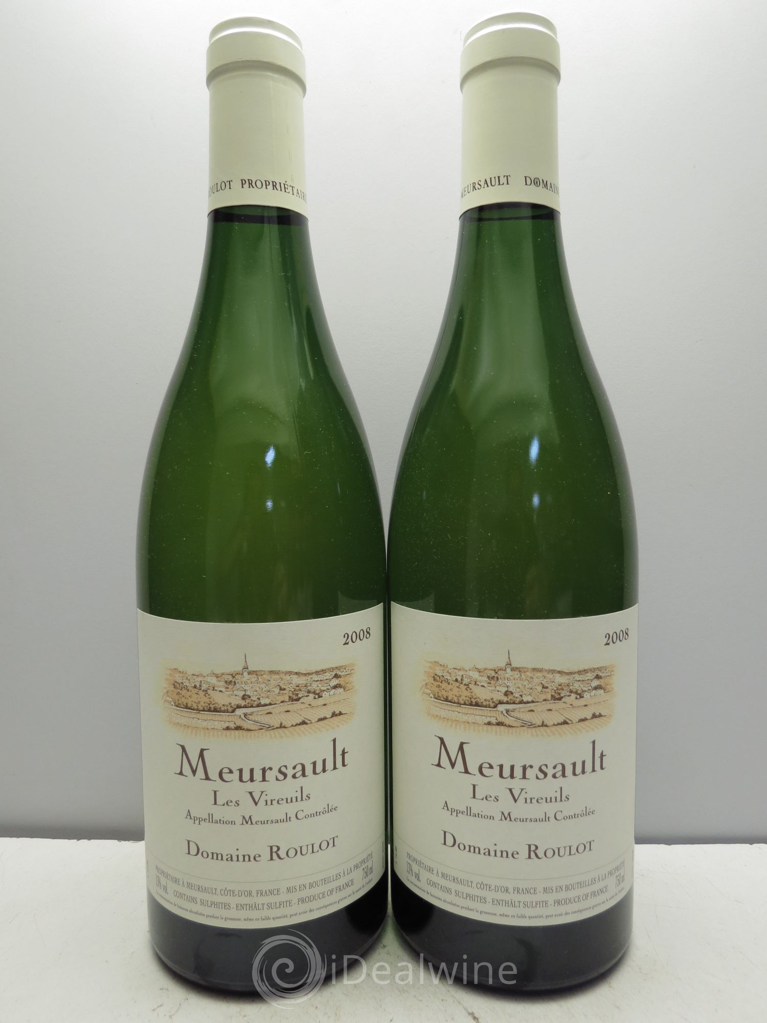 Meursault Les Vireuils Roulot (Domaine) 2008 - Lot de 2 bouteilles - 0