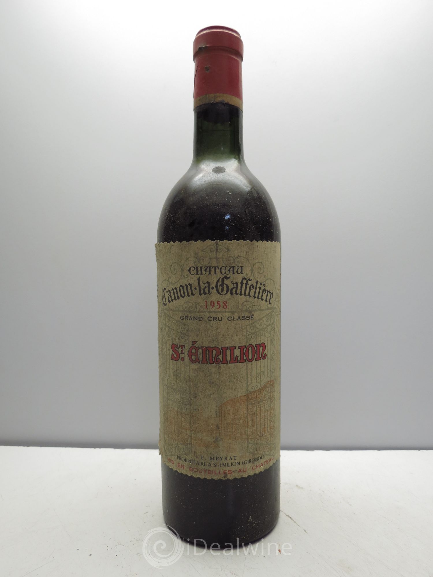Château Canon la Gaffelière 1er Grand Cru Classé B 1958 - Lot de 1 bouteille - 0