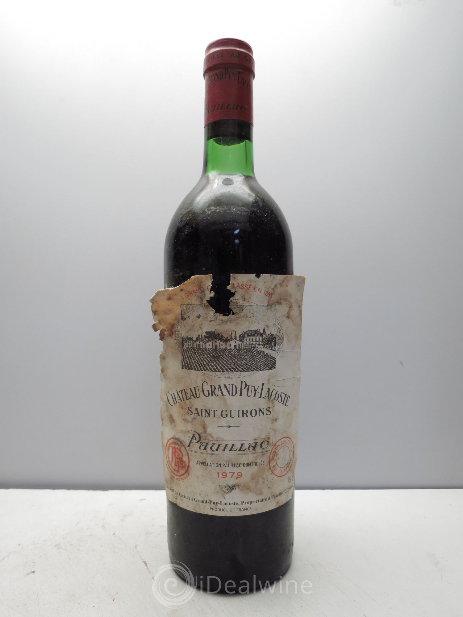 Château Grand Puy Lacoste 5ème Grand Cru Classé 1979 - Lot de 1 bouteille - 0