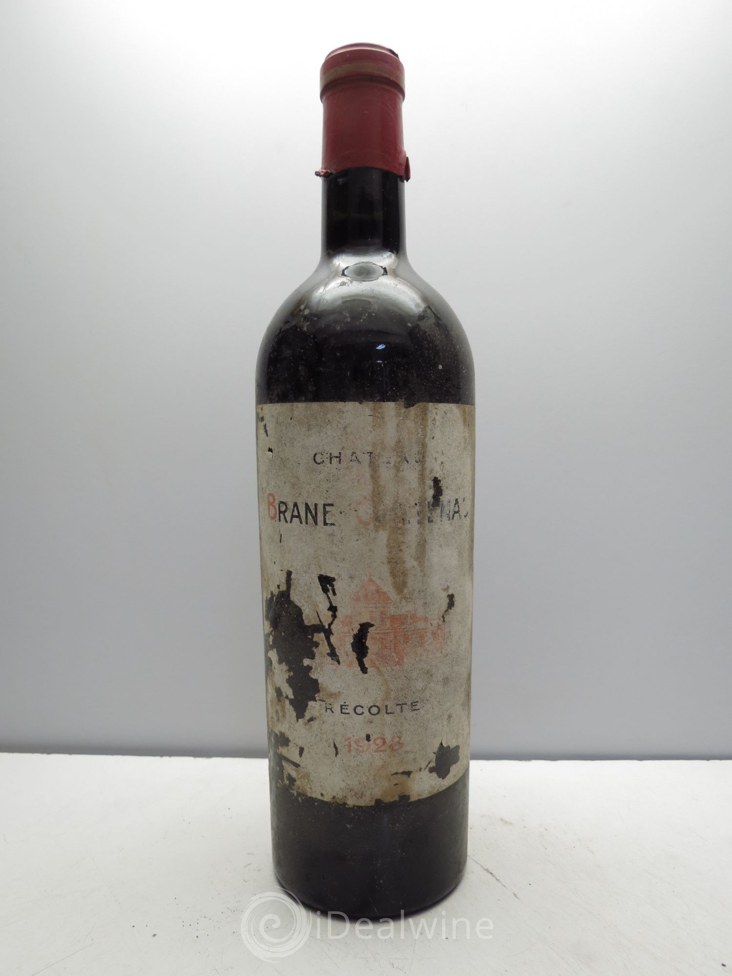 Château Brane Cantenac 2ème Grand Cru Classé 1928 - Lot de 1 bouteille - 0