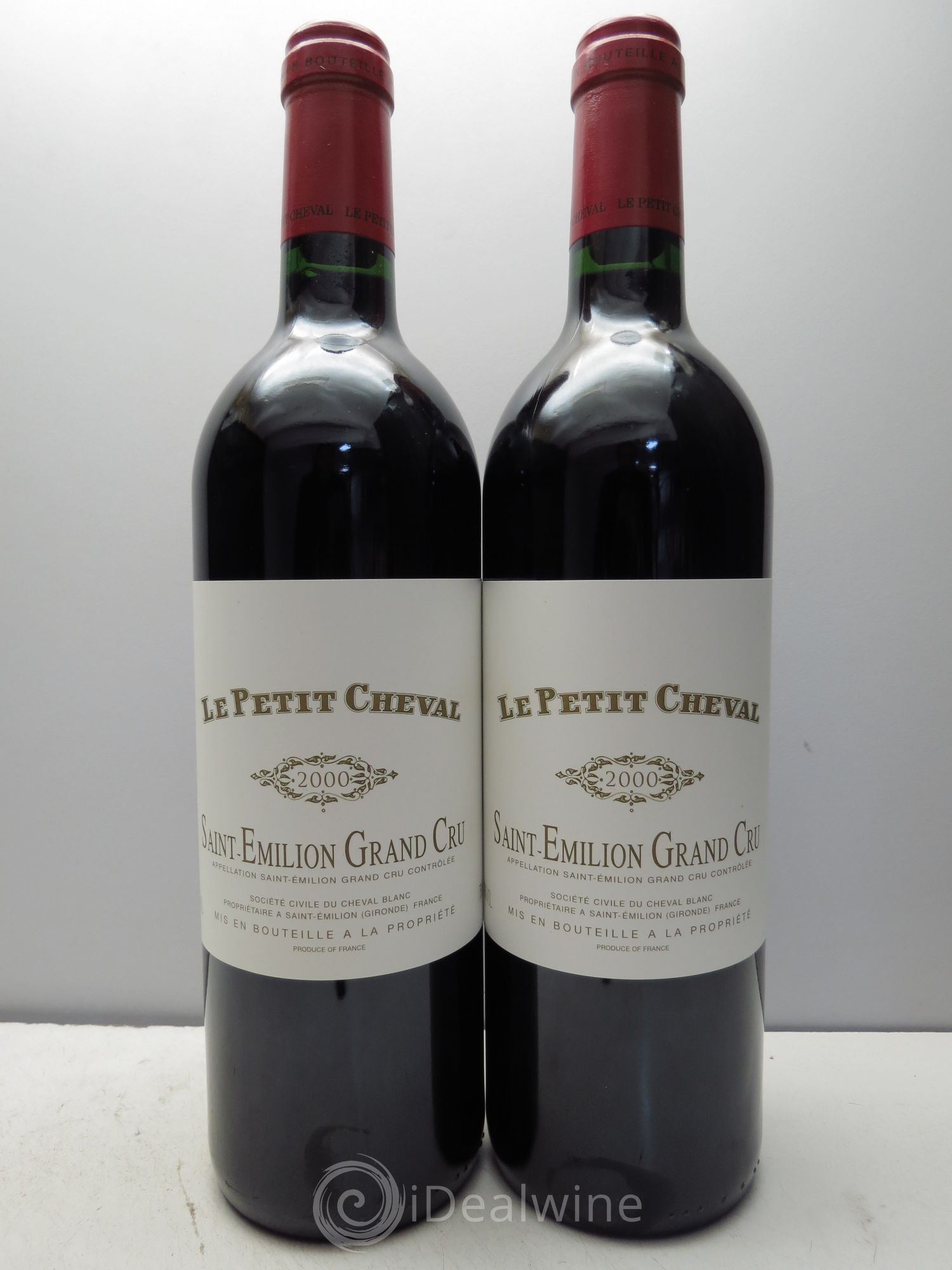Le Petit Cheval Second Vin 2000 - Lot de 2 bouteilles - 0