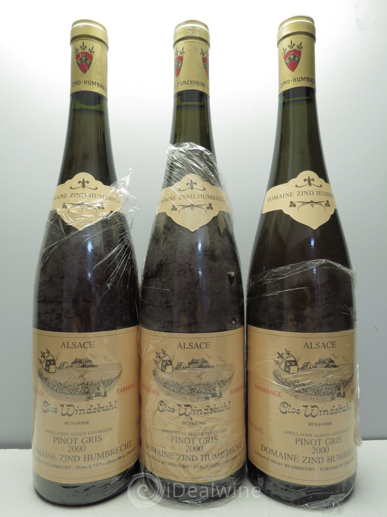 Alsace Pinot Gris (anciennement Tokay) Vendanges Tardives Clos Windsbuhl Zind-Humbrecht (Domaine) 2000 - Lotto di 3 bottiglie - 0