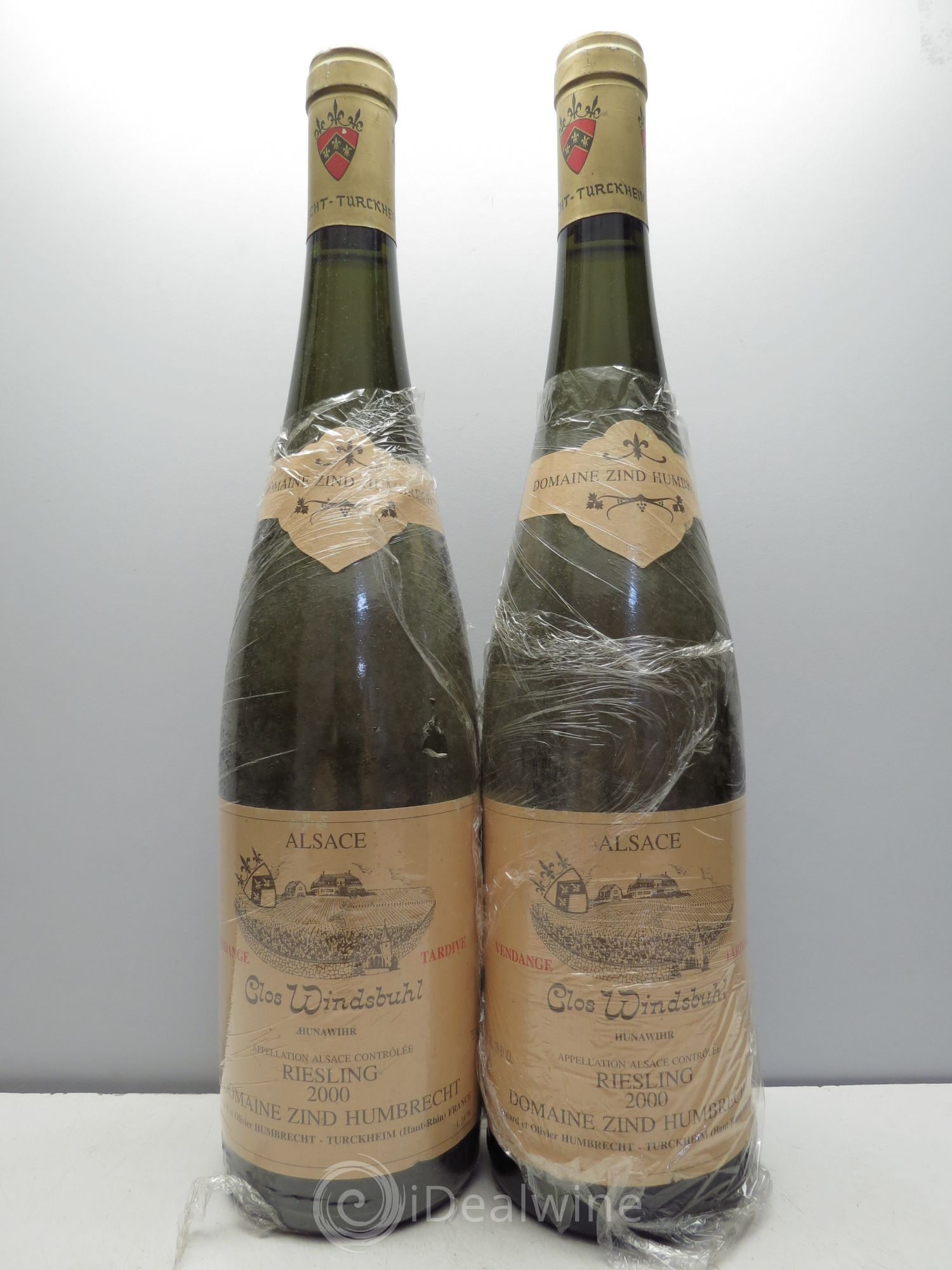 Alsace Riesling Clos Windsbuhl Zind-Humbrecht (Domaine) Vendanges Tardives 2000 - Lot de 2 bouteilles - 0