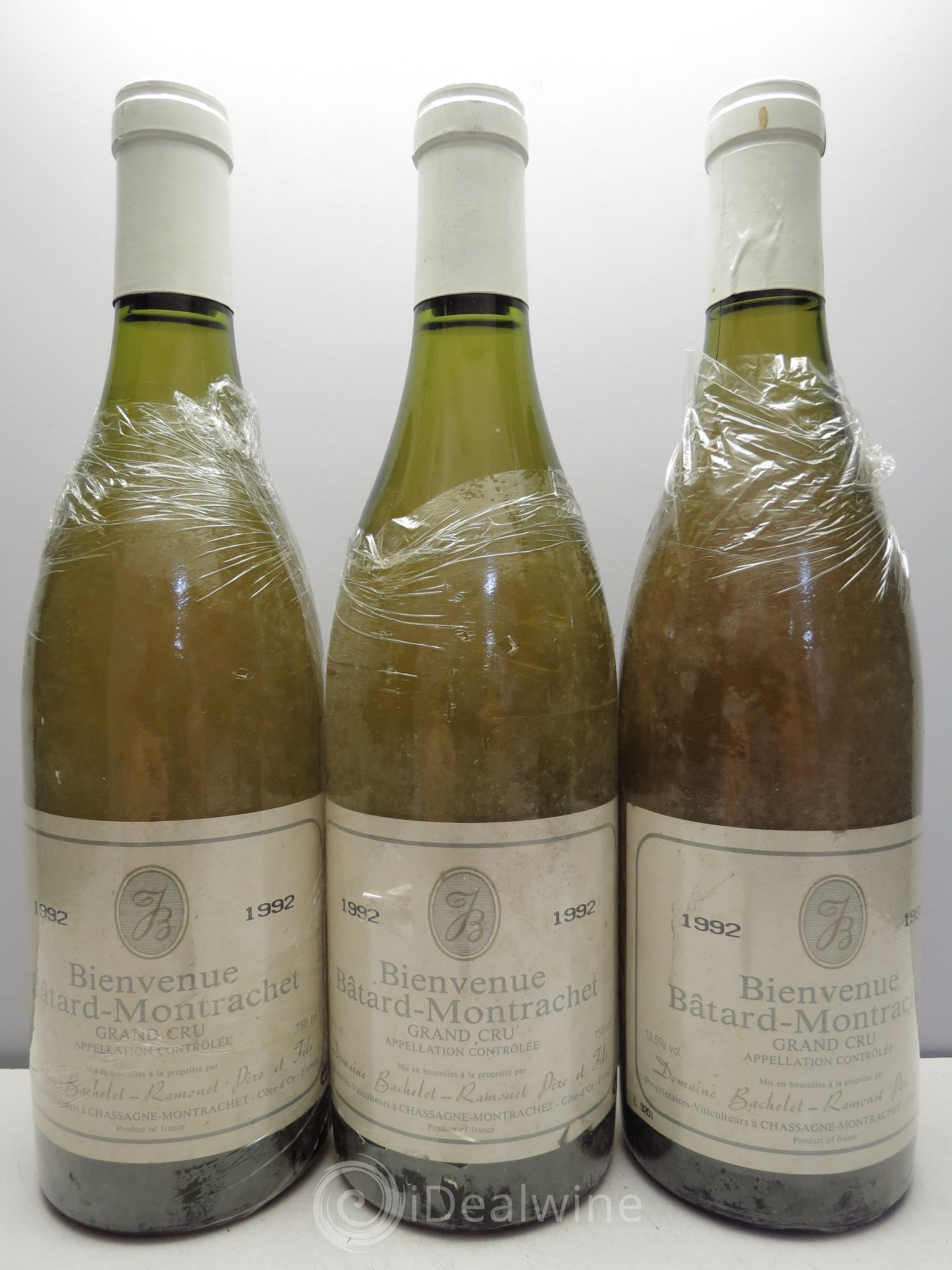 Bienvenues-Bâtard-Montrachet Grand Cru 1992 - Lot de 3 bouteilles - 0