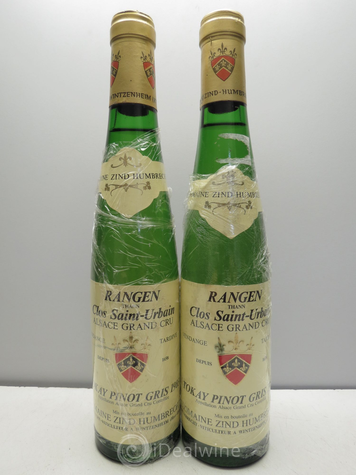 Alsace Pinot Gris (anciennement Tokay) Zind-Humbrecht (Domaine) Clos St Urbain 1983 - Posten von 2 Demi-Flaschen - 0