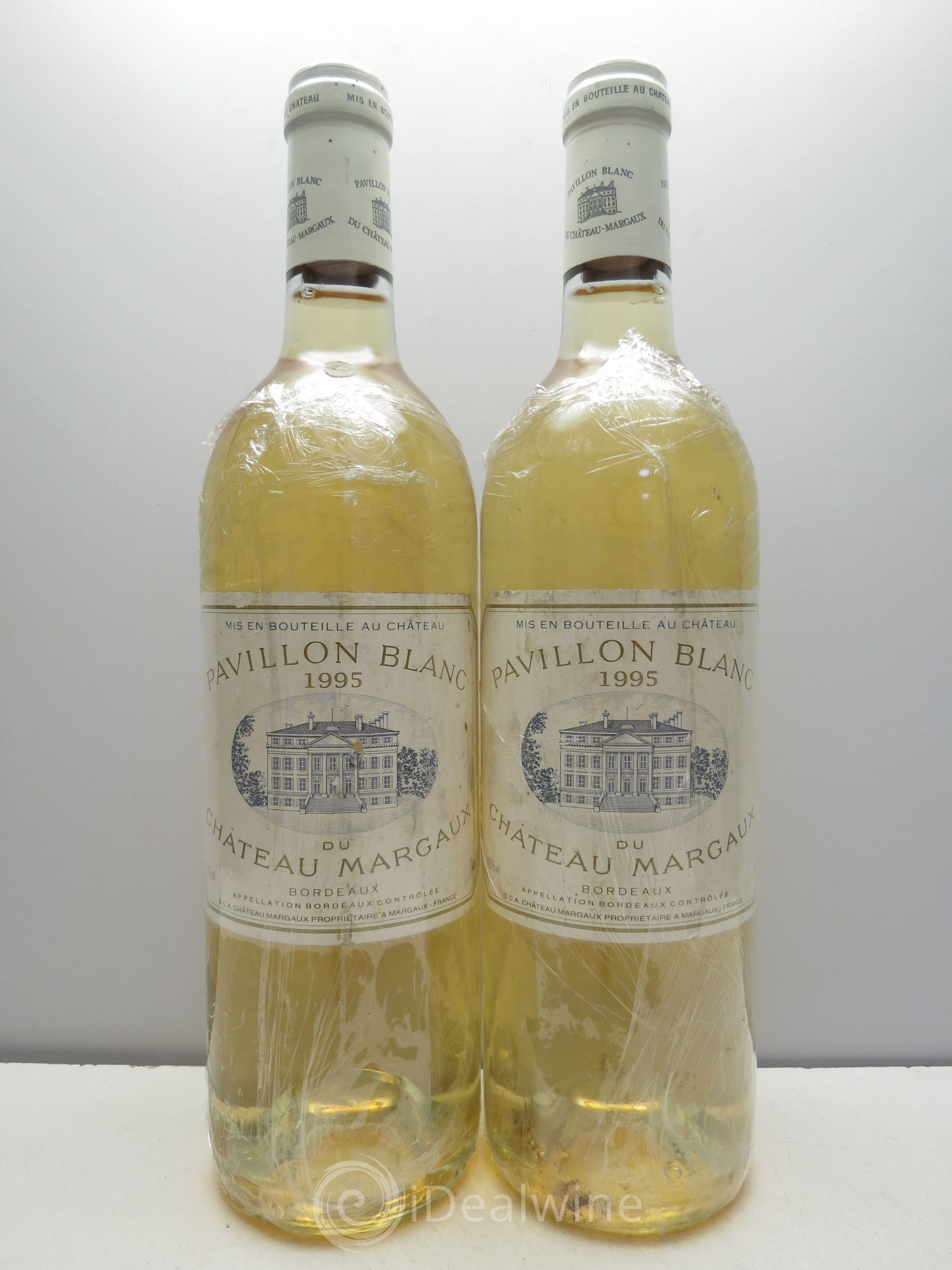 Pavillon Blanc du Château Margaux 1995 - Lot de 2 bouteilles - 0