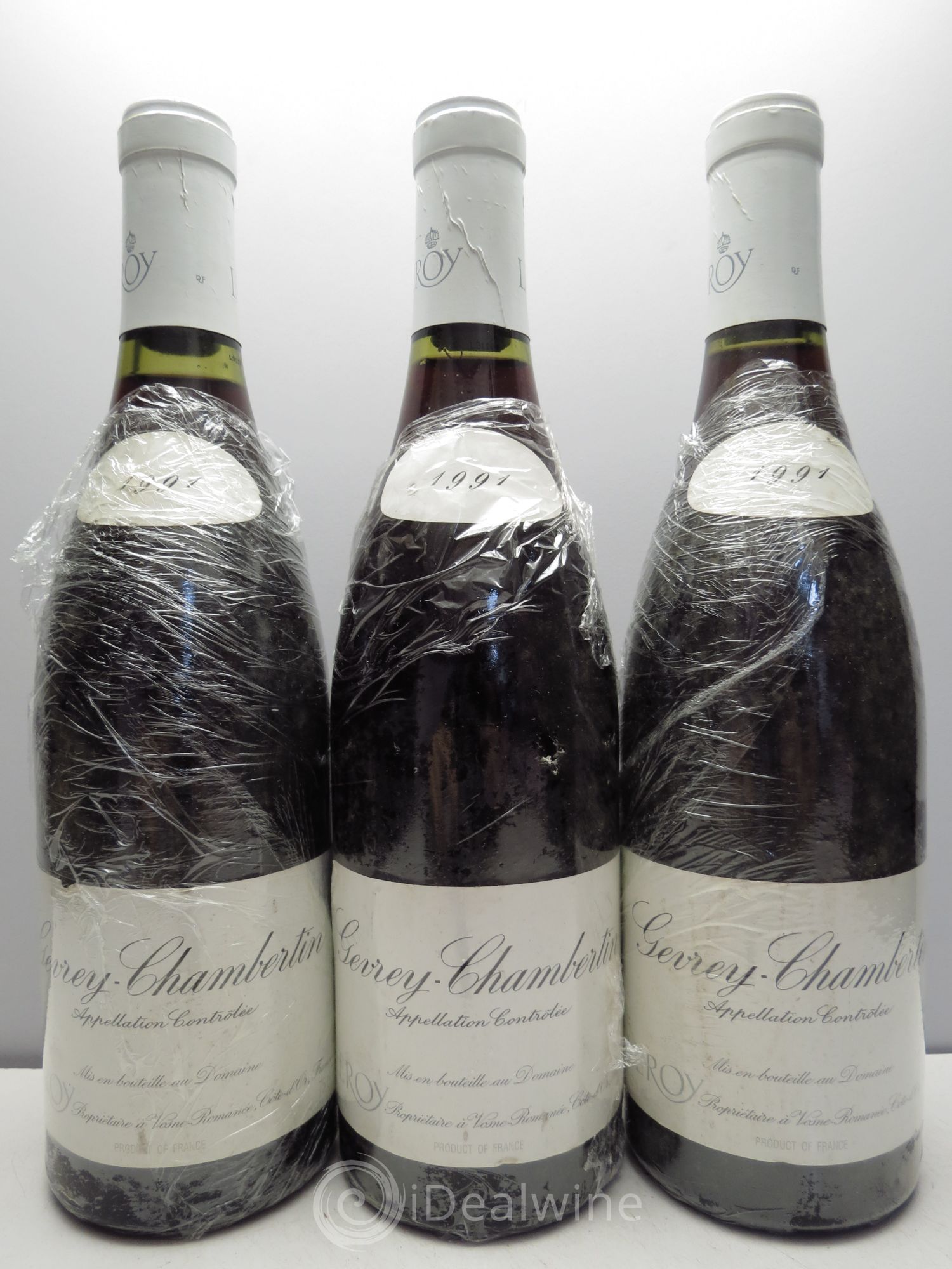 Gevrey-Chambertin 1991 - Lot de 3 bouteilles - 0