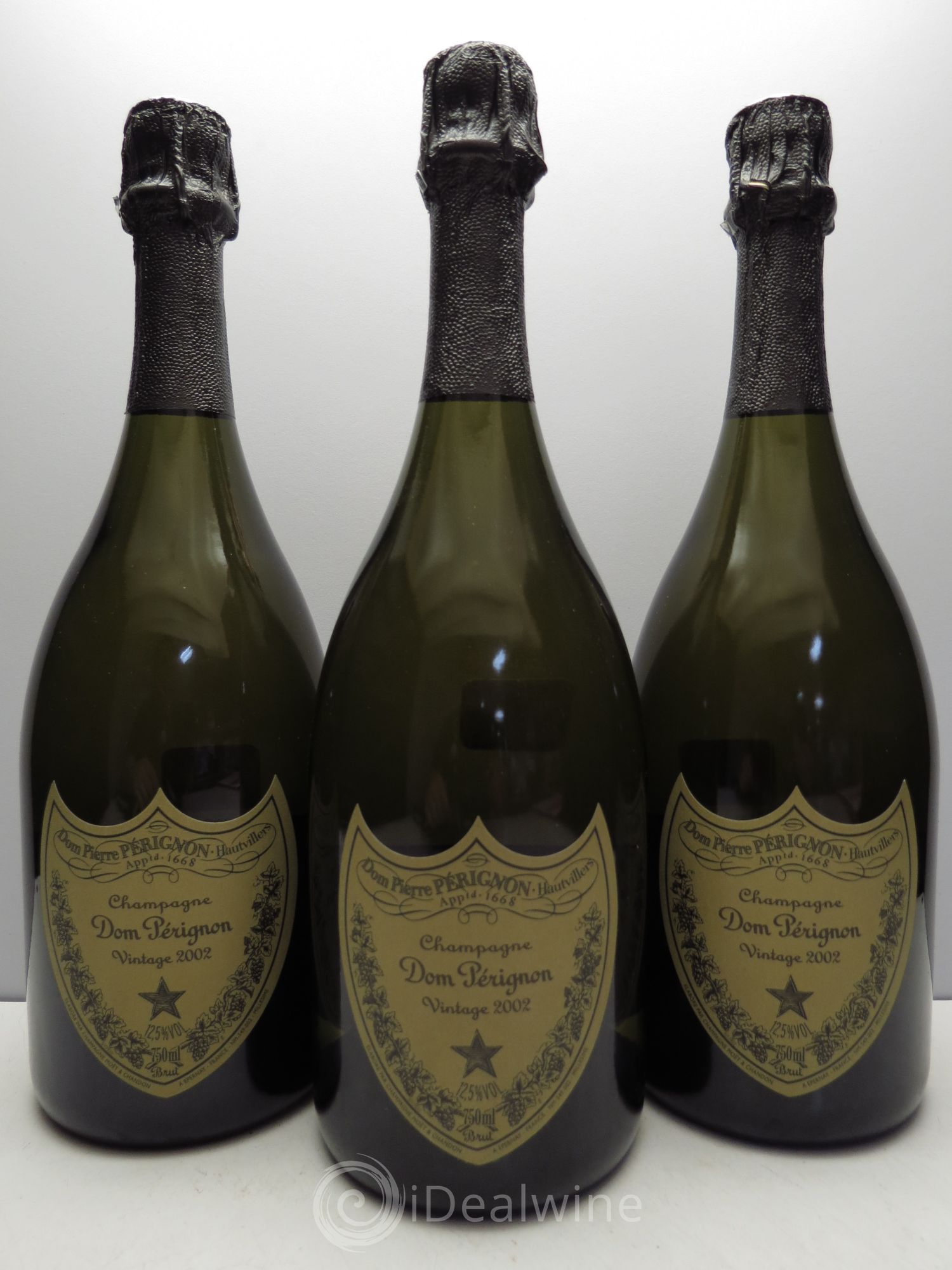 Brut Dom Pérignon 2002 - Lot de 3 bouteilles - 0