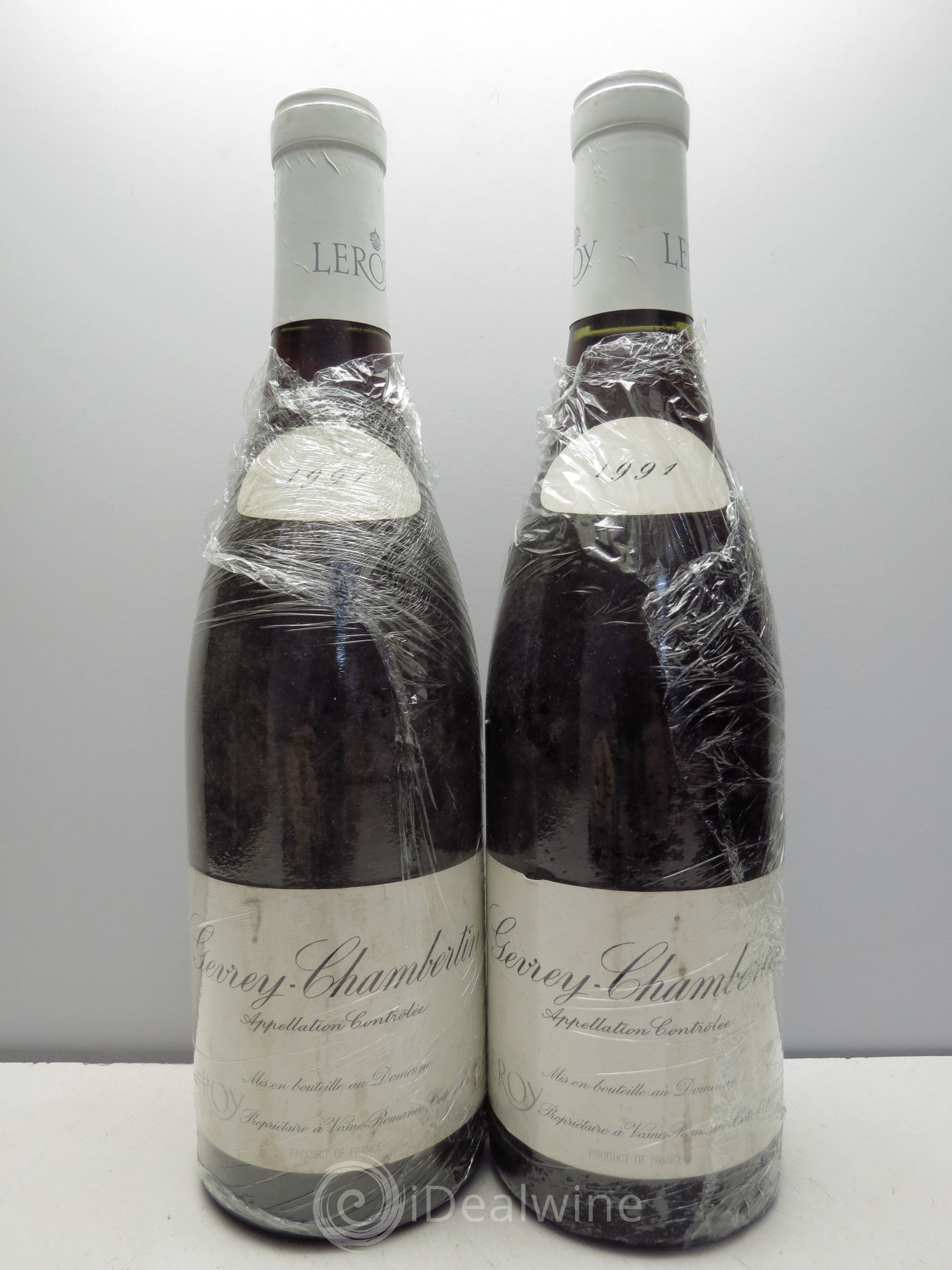 Gevrey-Chambertin 1991 - Lot de 2 bouteilles - 0
