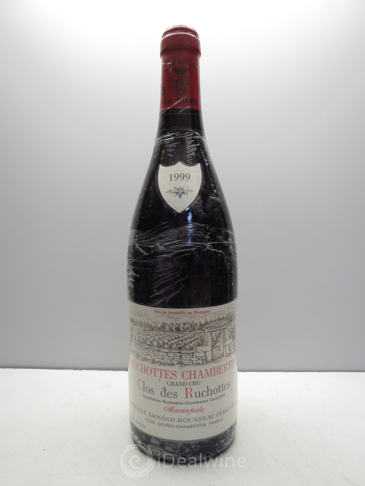 Ruchottes-Chambertin Grand Cru Clos des Ruchottes Armand Rousseau (Domaine) 1999 - Lot de 1 bouteille - 0