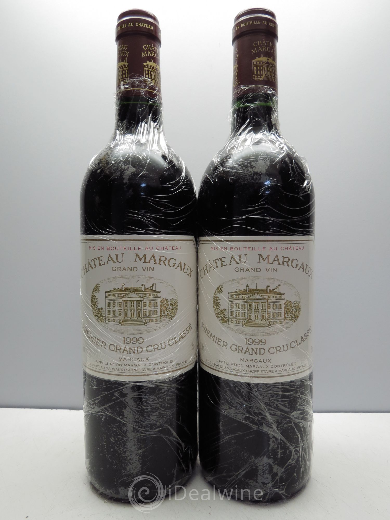 Château Margaux 1er Grand Cru Classé 1999 - Lot de 2 bouteilles - 0