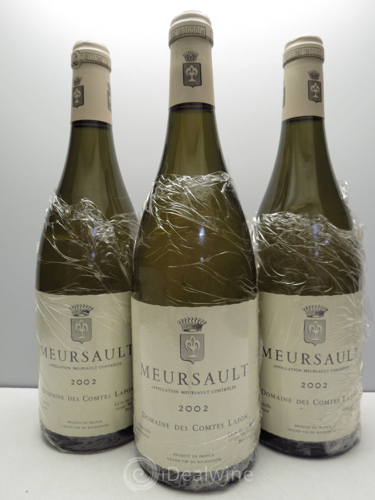 Meursault Comtes Lafon (Domaine des) 2002 - Lot de 3 bouteilles - 0