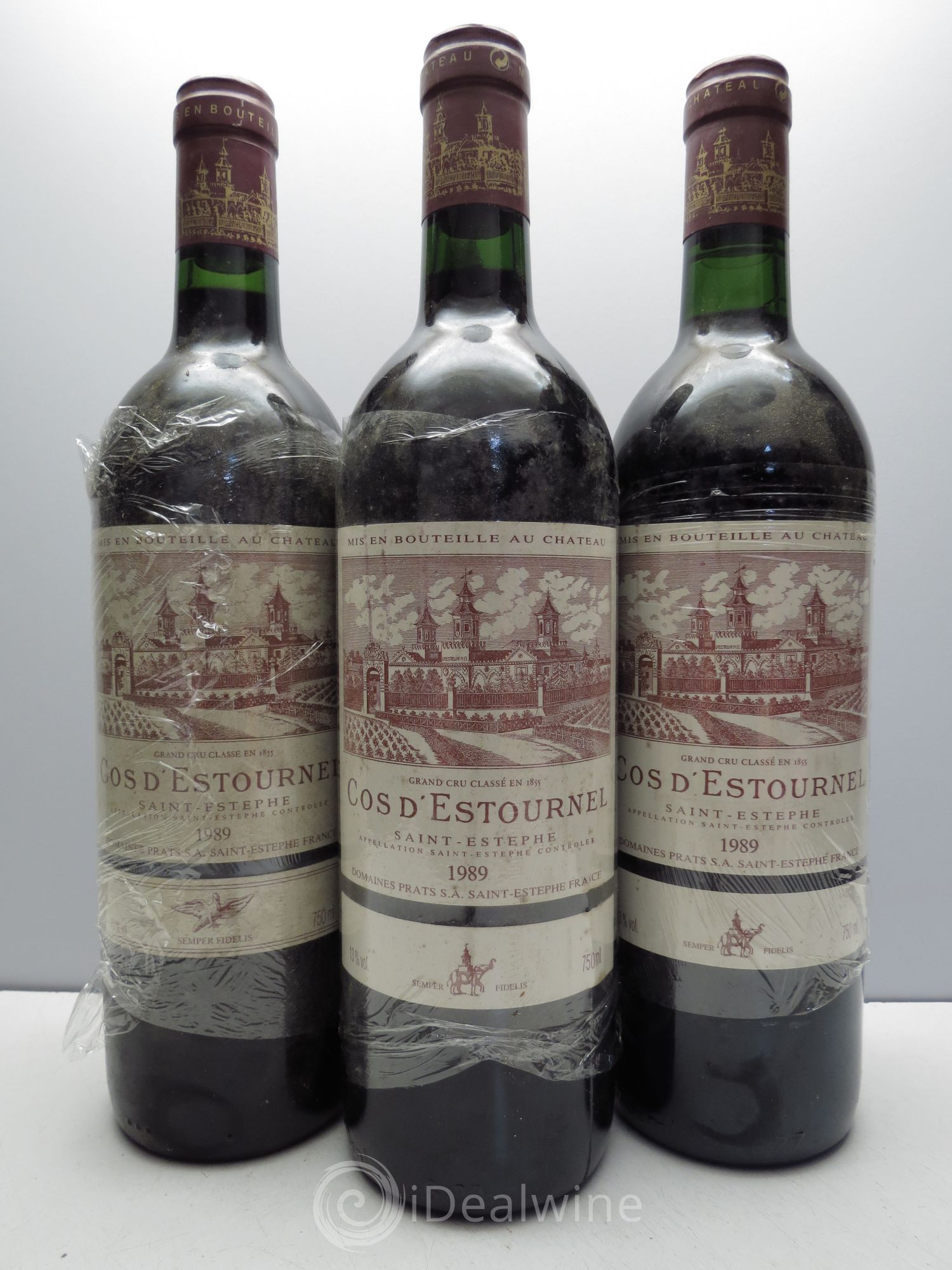 Cos d'Estournel 2ème Grand Cru Classé 1989 - Lot de 3 bouteilles - 0