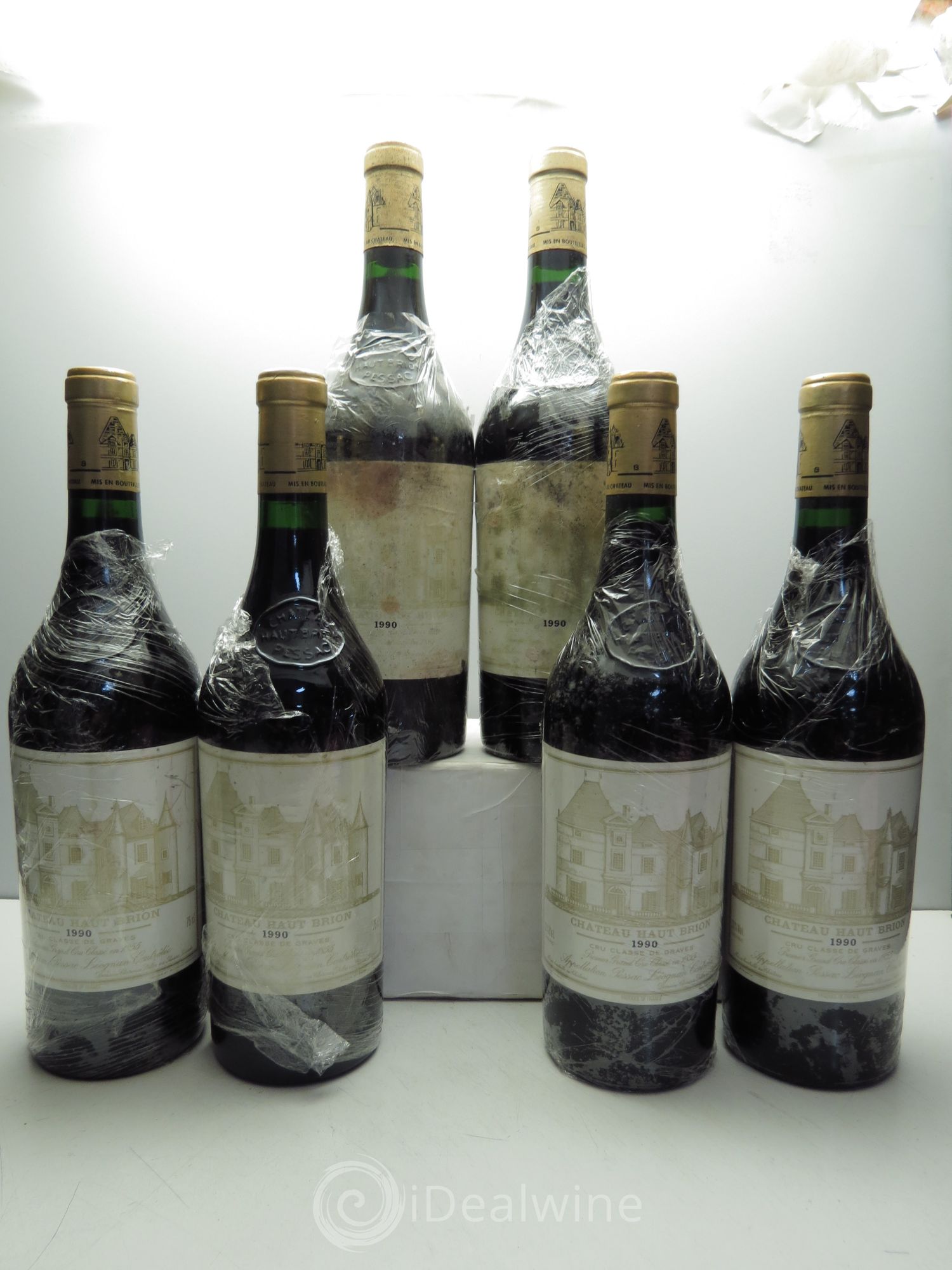 Château Haut Brion 1er Grand Cru Classé 1990 - Lot de 6 bouteilles - 0