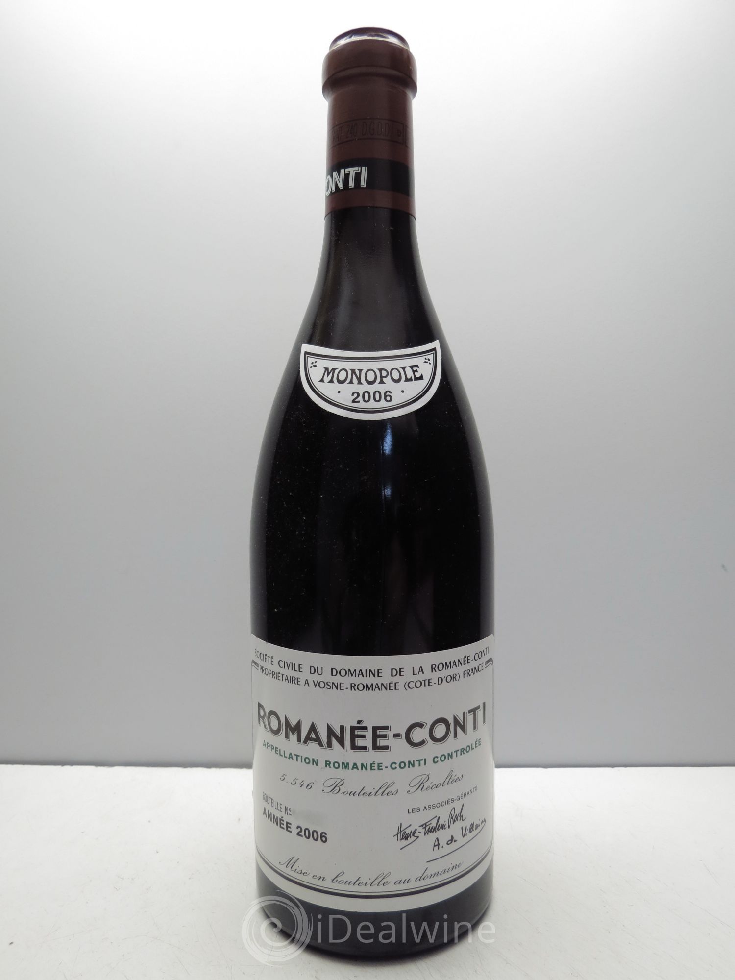 Romanée-Conti Grand Cru Domaine de la Romanée-Conti 2006 - Lot de 1 bouteille - 0