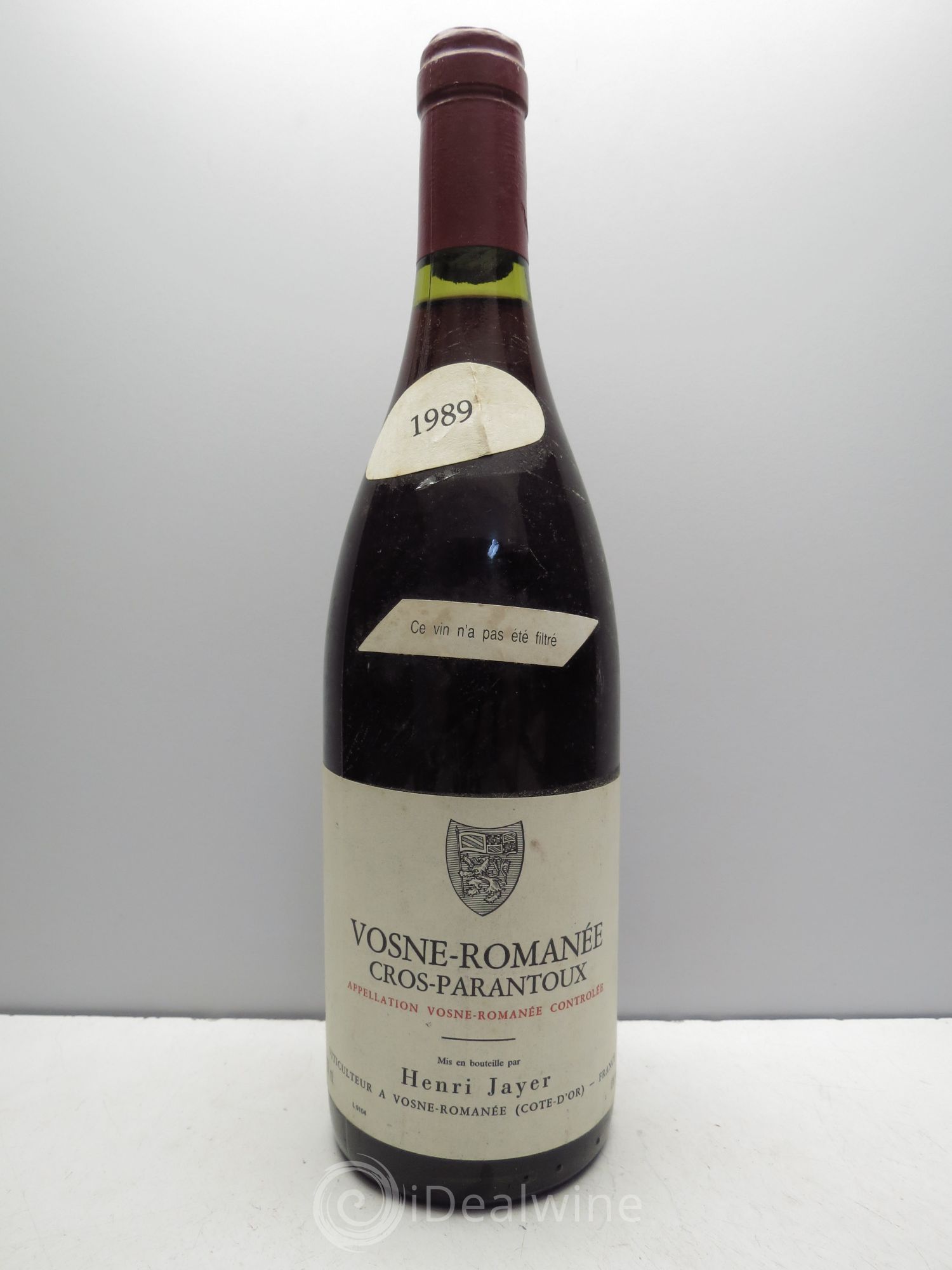 Vosne-Romanée 1er Cru Cros Parantoux Henri Jayer 1989 - Lot de 1 bouteille - 0