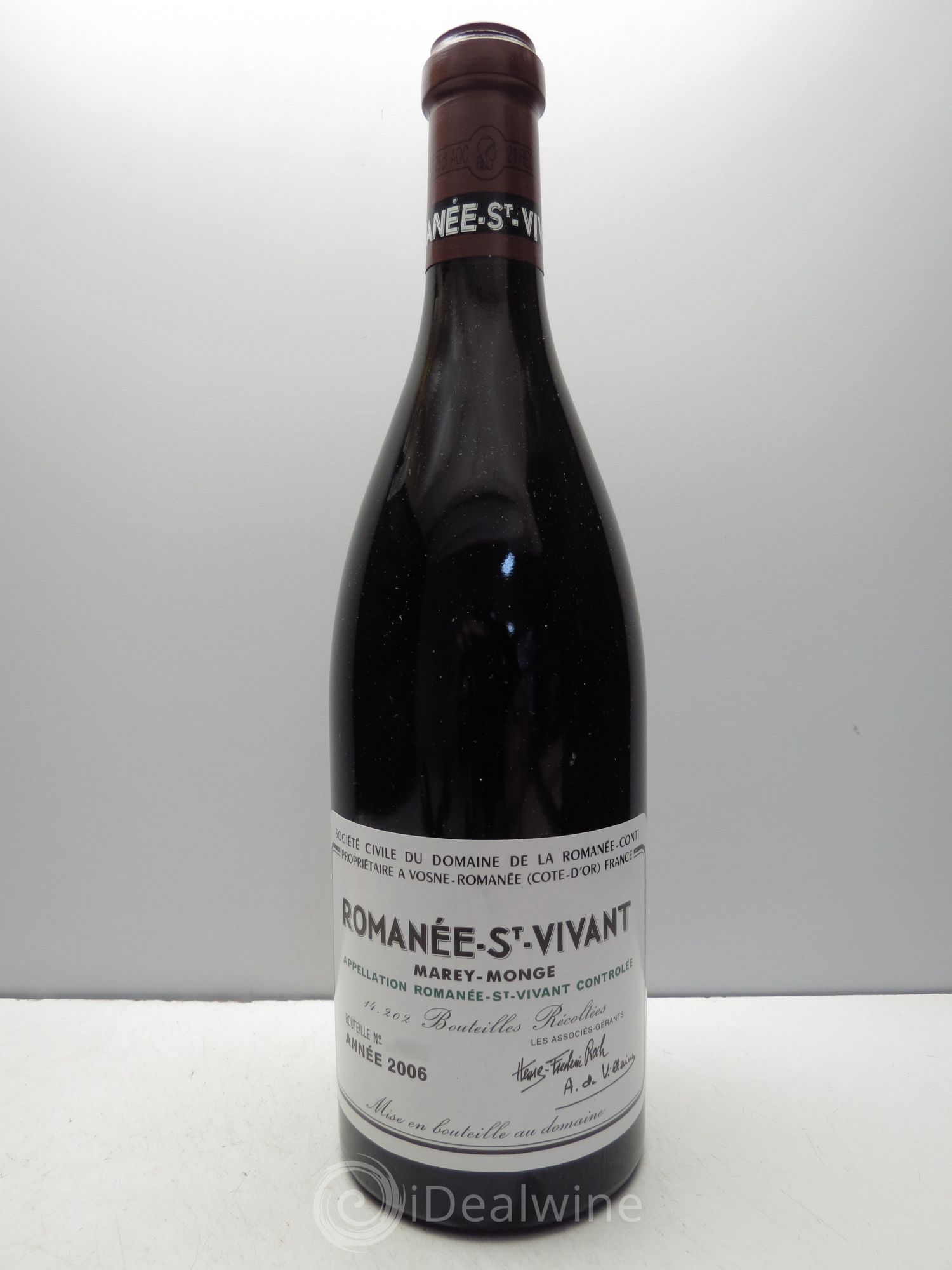 Romanée-Saint-Vivant Grand Cru Domaine de la Romanée-Conti (Marey-Monge) 2006 - Lot de 1 bouteille - 0