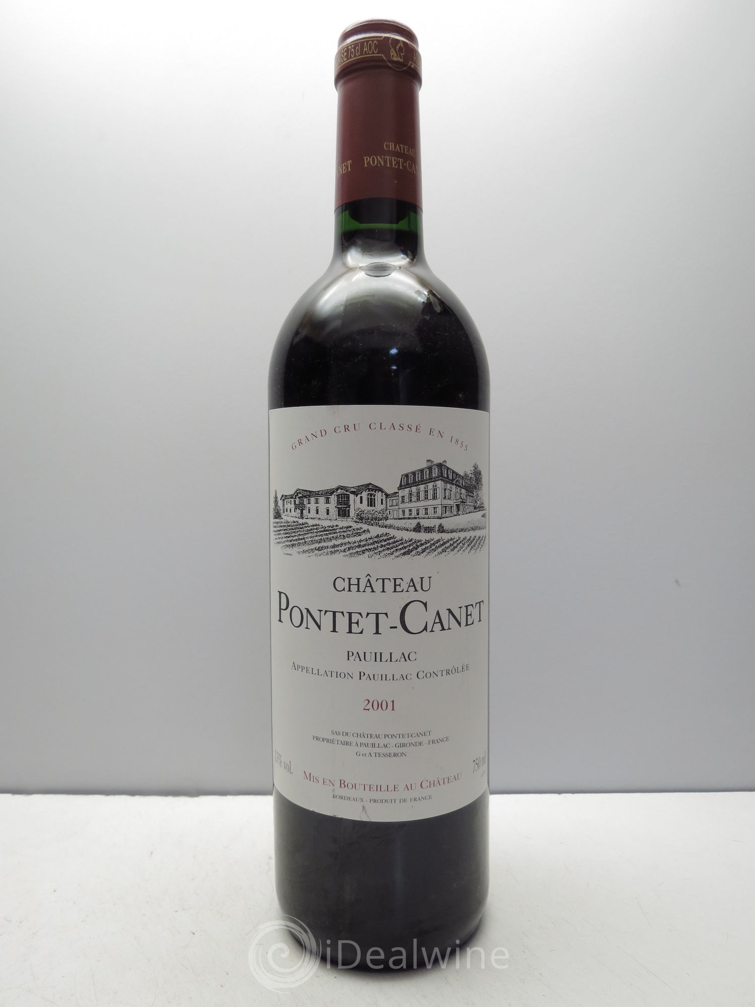 Château Pontet Canet 5ème Grand Cru Classé 2001 - Lot de 1 bouteille - 0