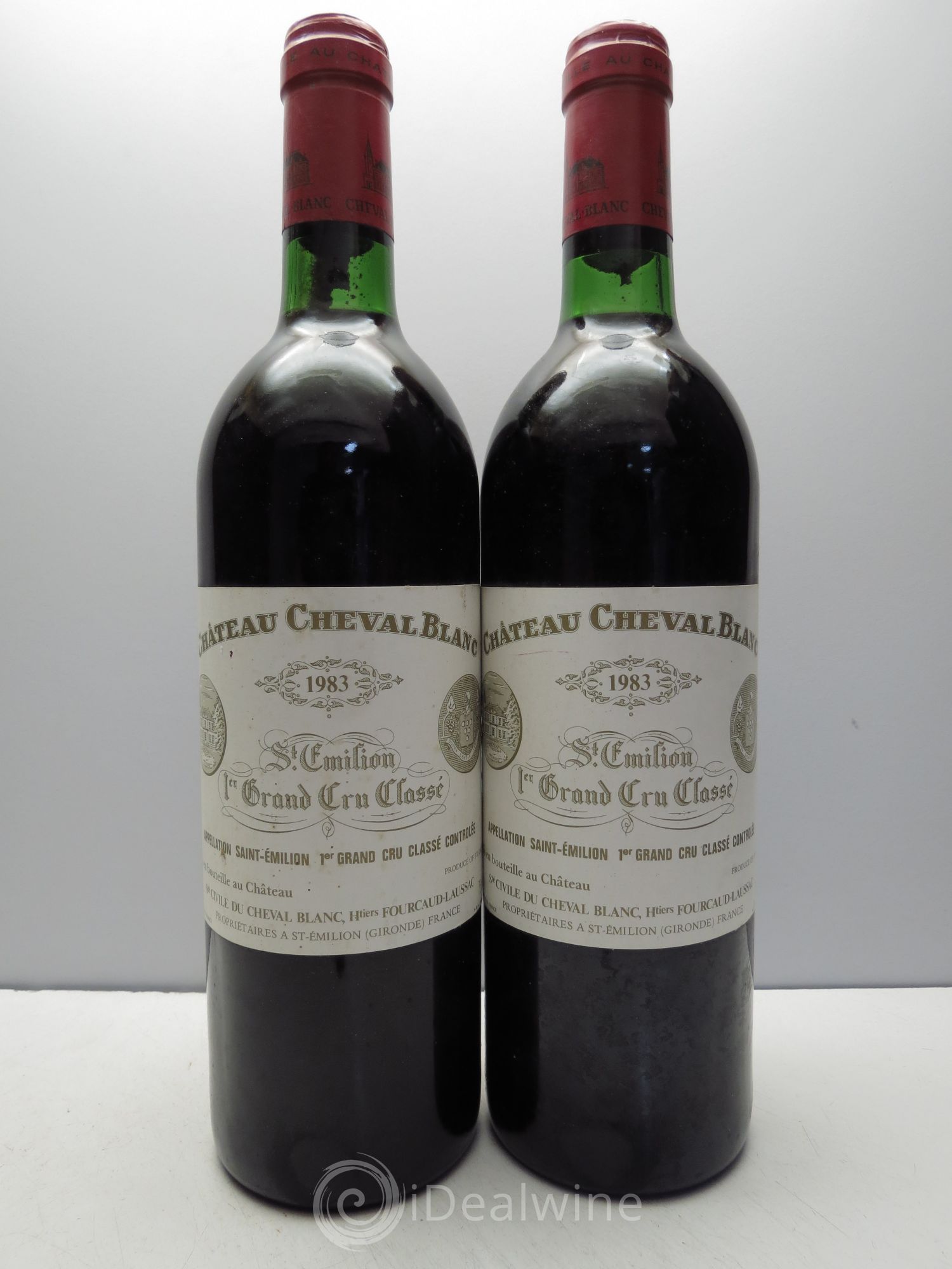 Château Cheval Blanc 1er Grand Cru Classé A 1983 - Lot de 2 bouteilles - 0