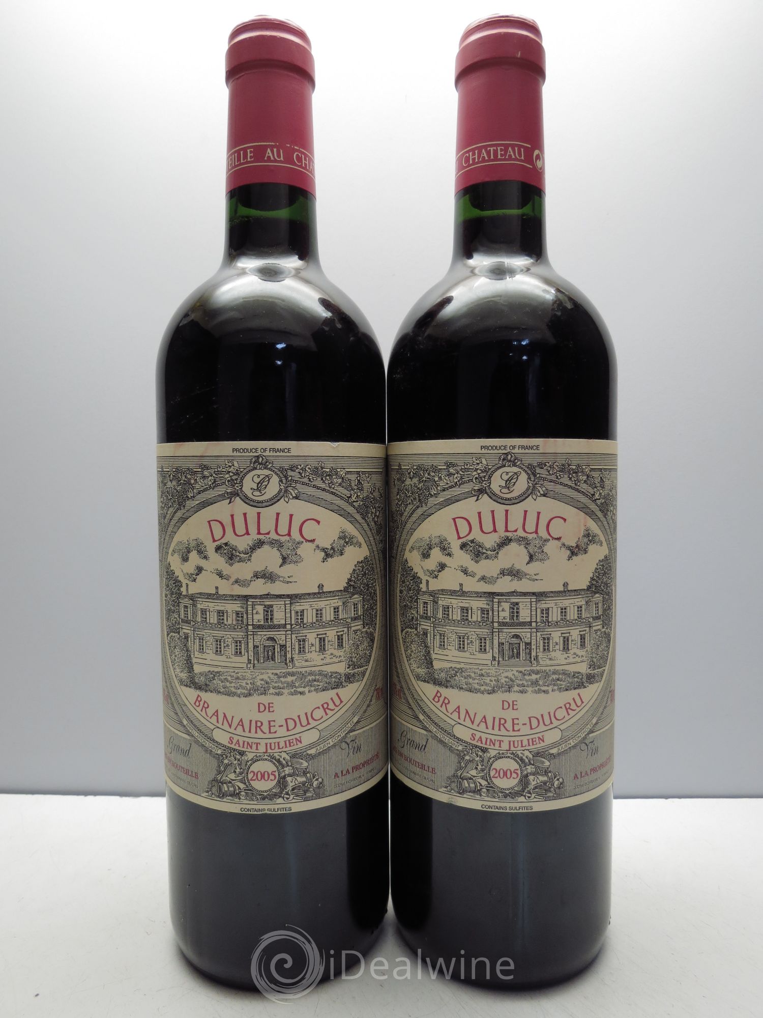 Duluc de Branaire Second Vin 2005 - Lot de 2 bouteilles - 0