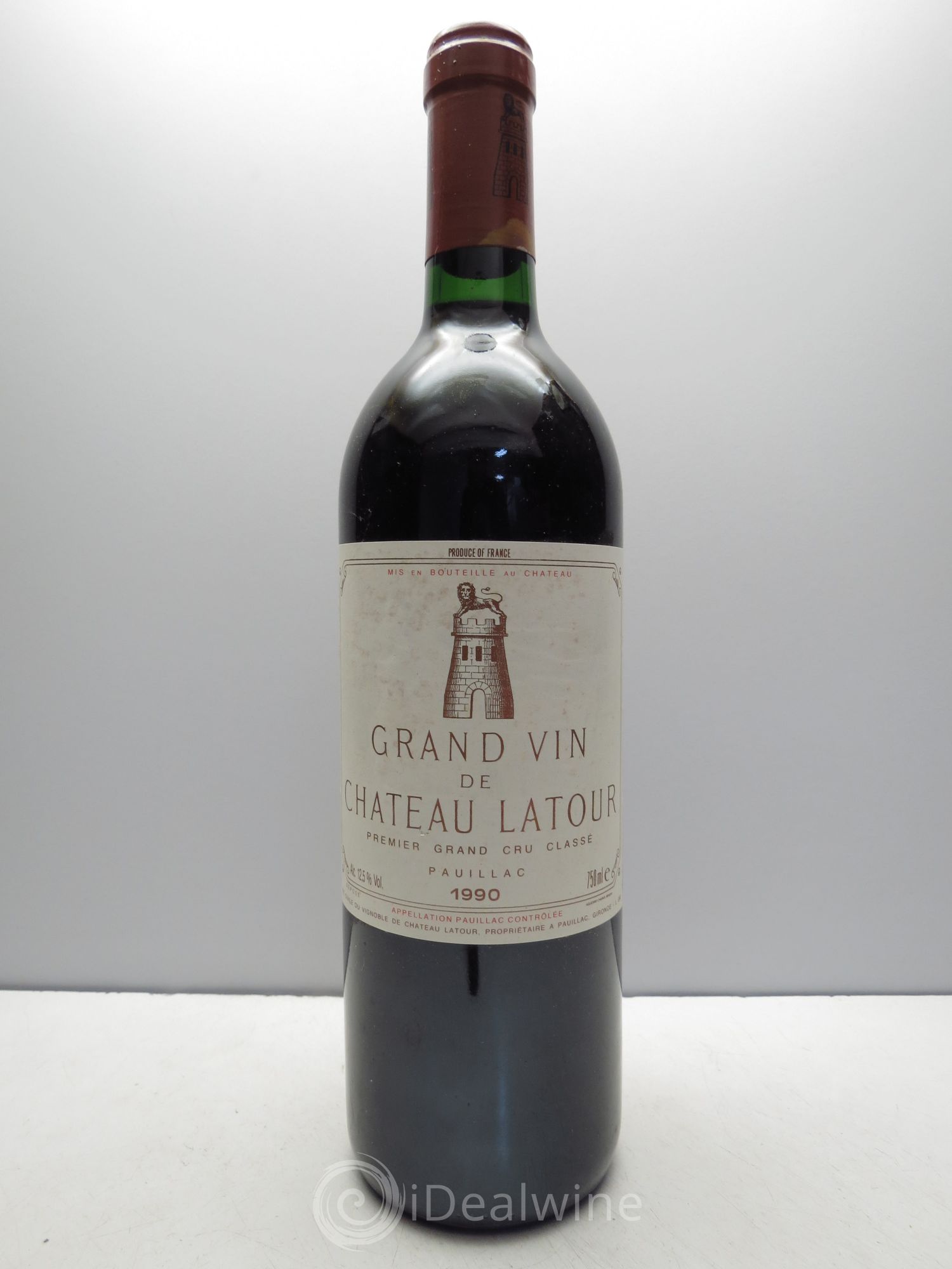 Château Latour 1er Grand Cru Classé 1990 - Lot de 1 bouteille - 0