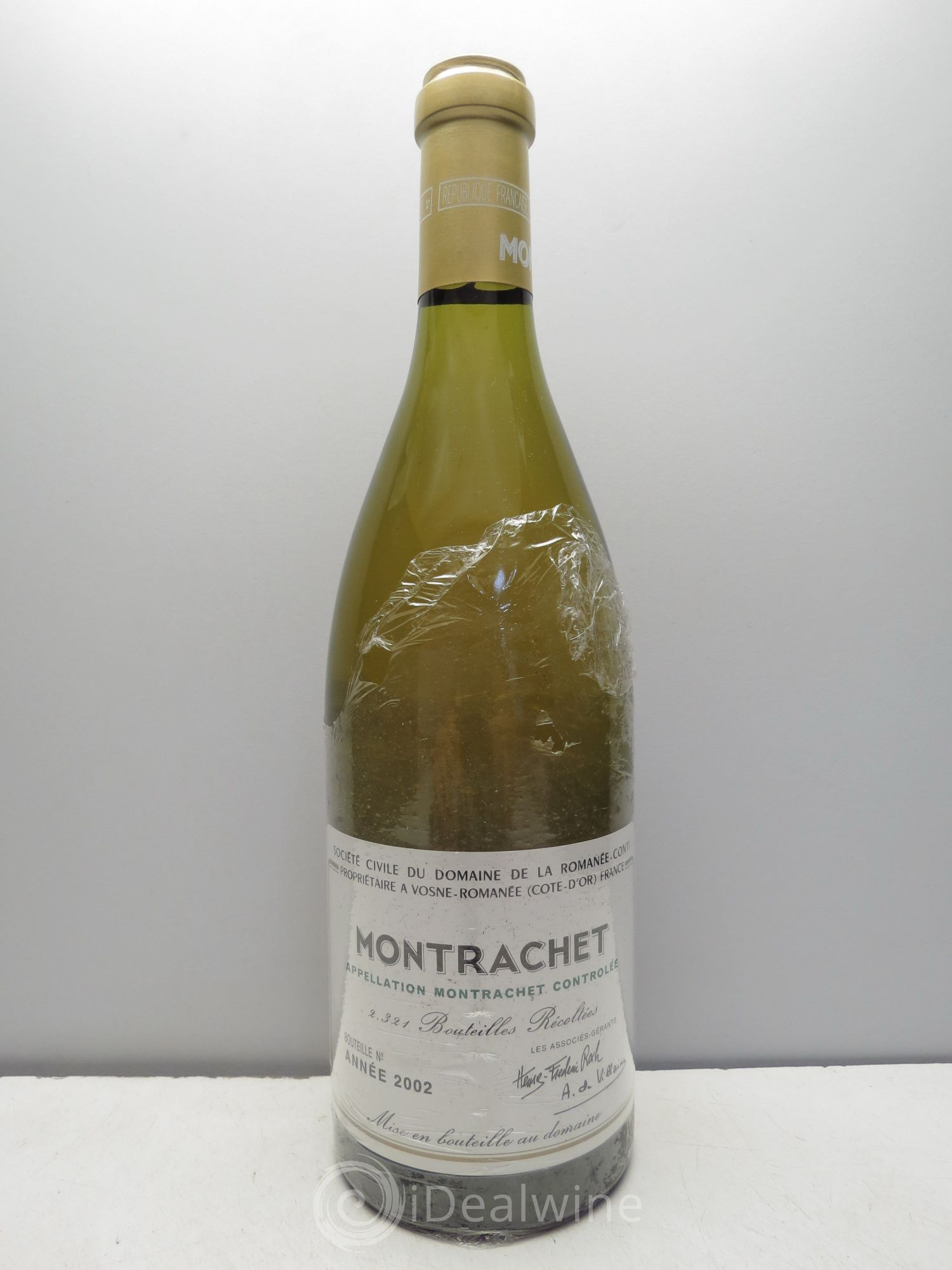 Montrachet Grand Cru Domaine de la Romanée-Conti 2002 - Lot de 1 bouteille - 0