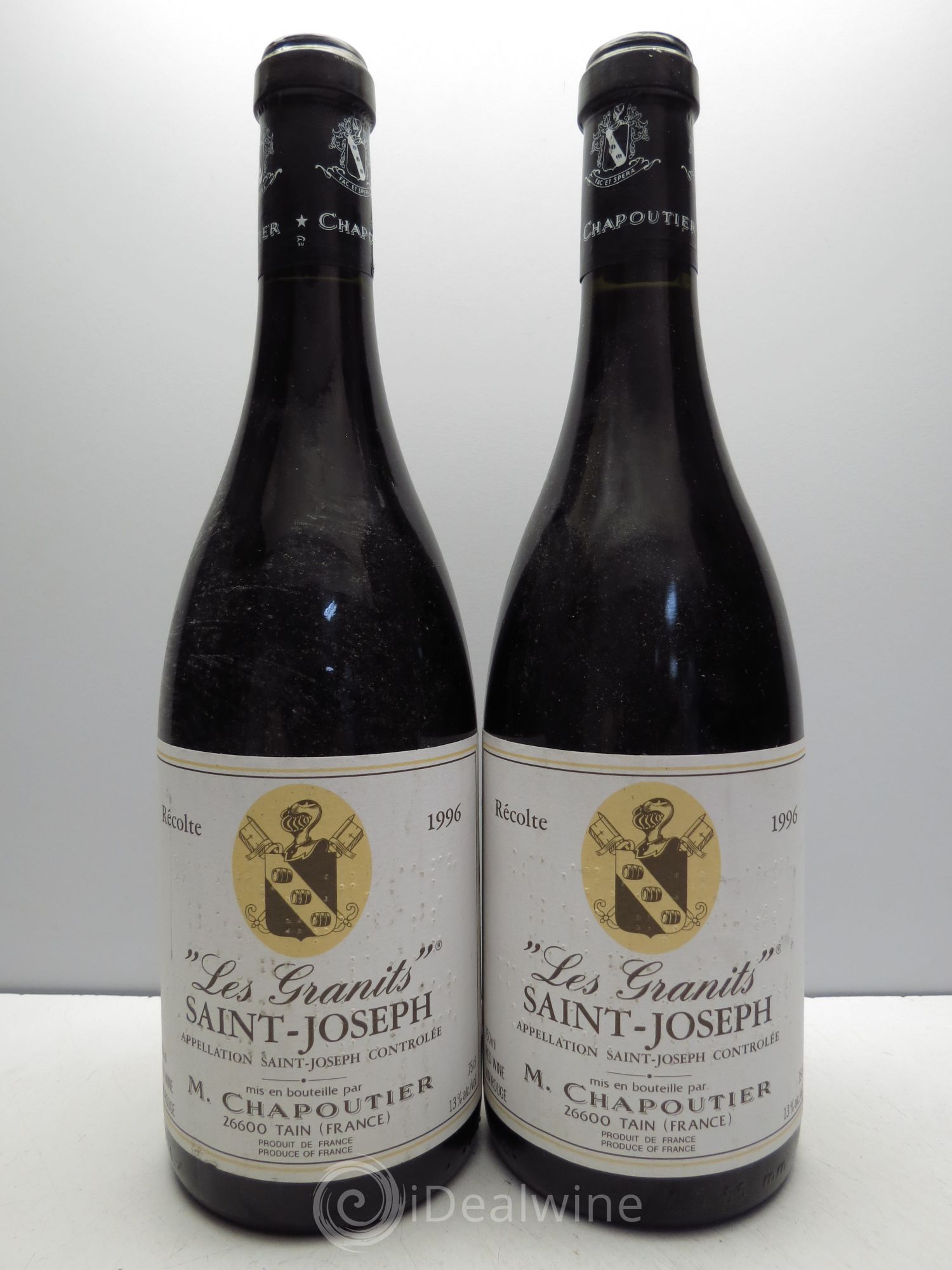 Saint-Joseph Les Granits Chapoutier 1996 - Lot de 2 bouteilles - 0
