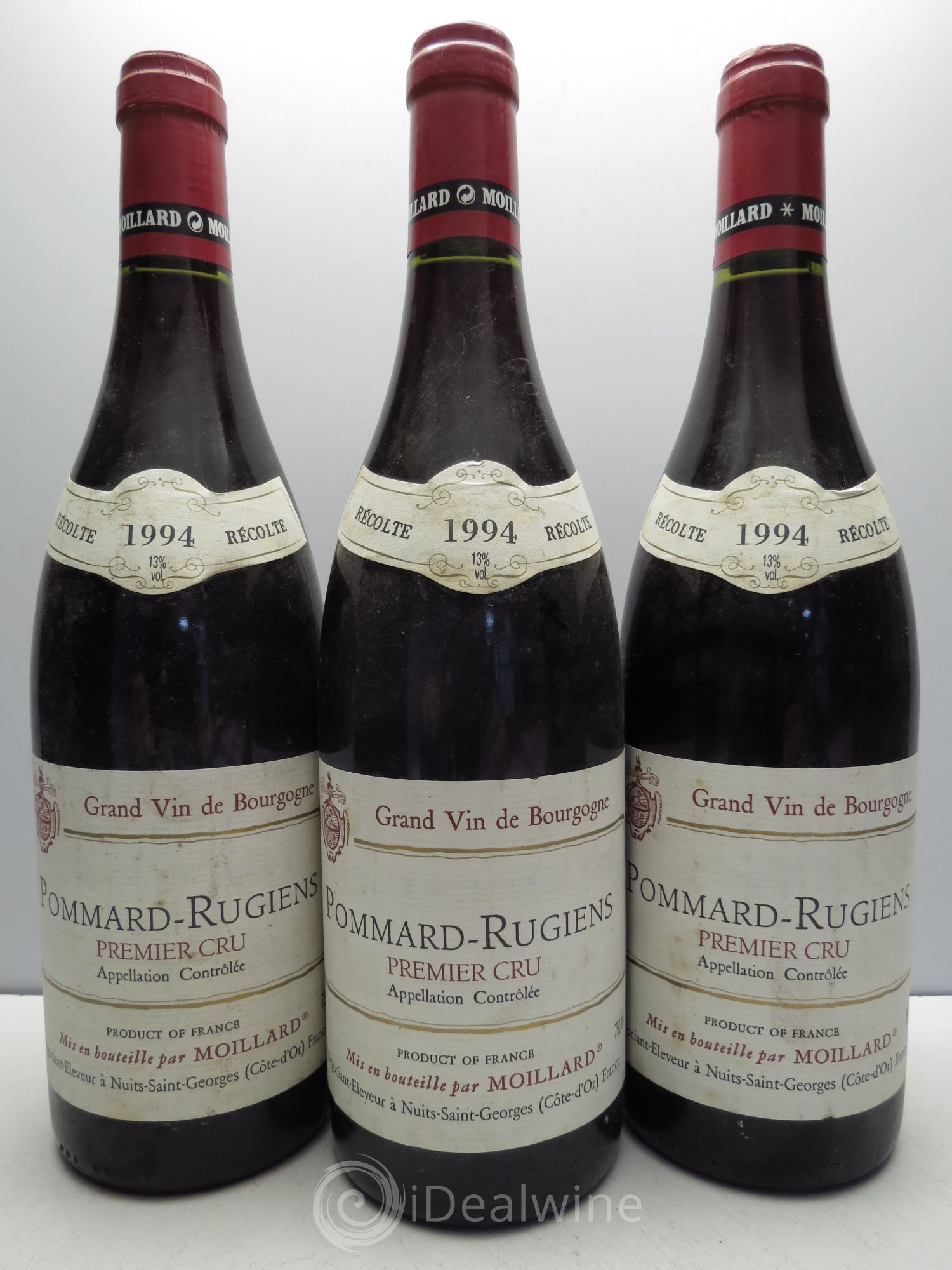 Pommard 1er Cru Moillard 1994 - Lot de 3 bouteilles - 0