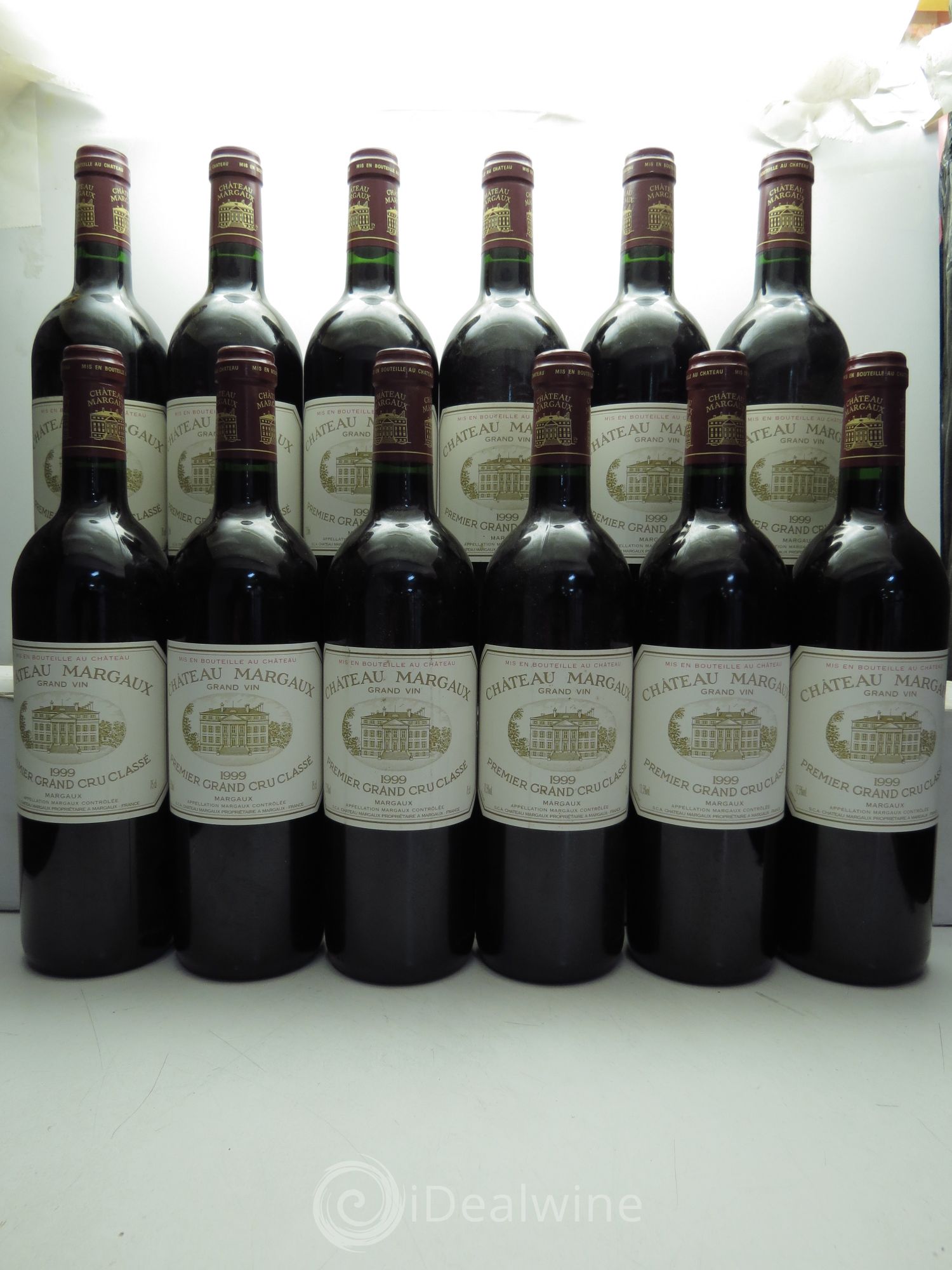 Château Margaux 1er Grand Cru Classé 1999 - Lot de 12 bouteilles - 0