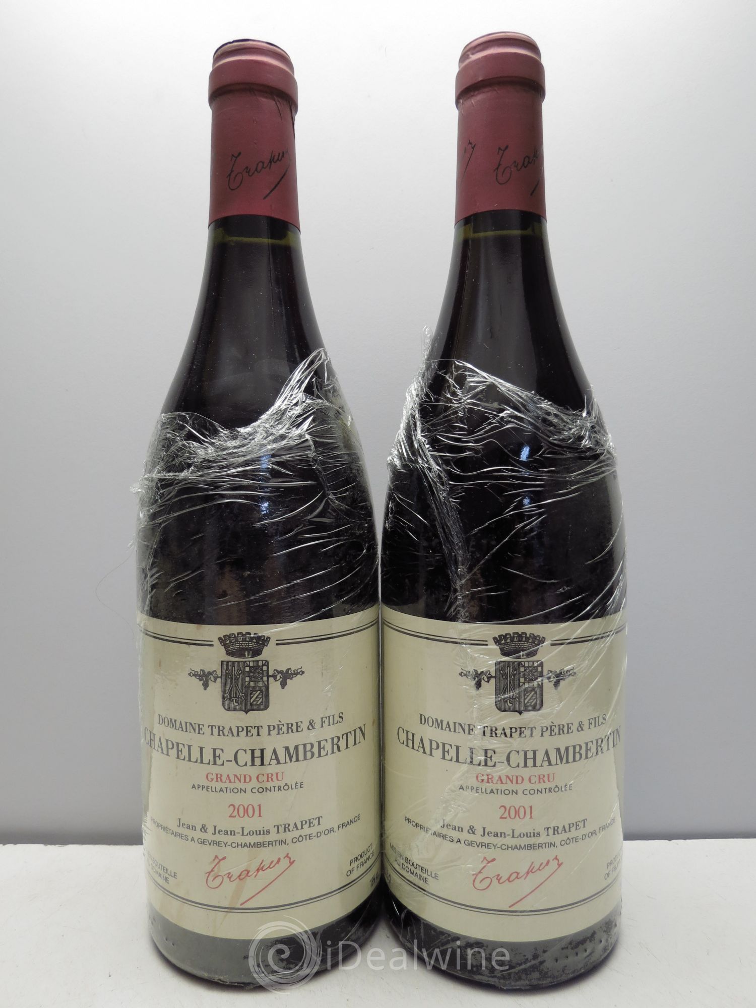 Chapelle-Chambertin Grand Cru Domaine Trapet 2001 - Lot de 2 bouteilles - 0