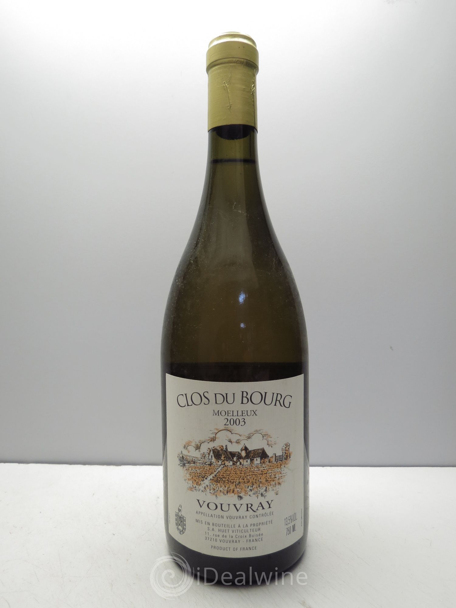 Vouvray Clos du Bourg Moelleux Domaine Huet 2003 - Lotto di 6 bottiglie - 0