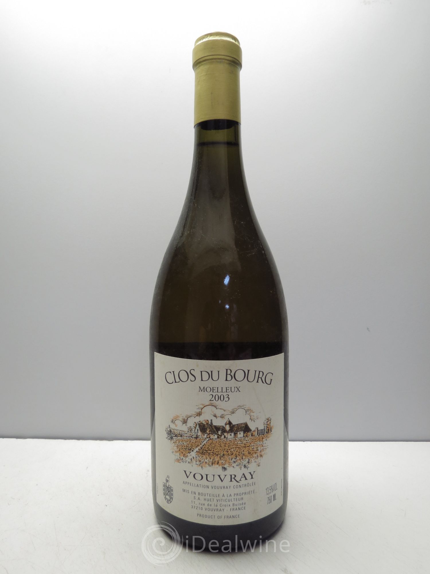 Vouvray Clos du Bourg Moelleux Domaine Huet 2003 - Lotto di 1 bottiglia - 0